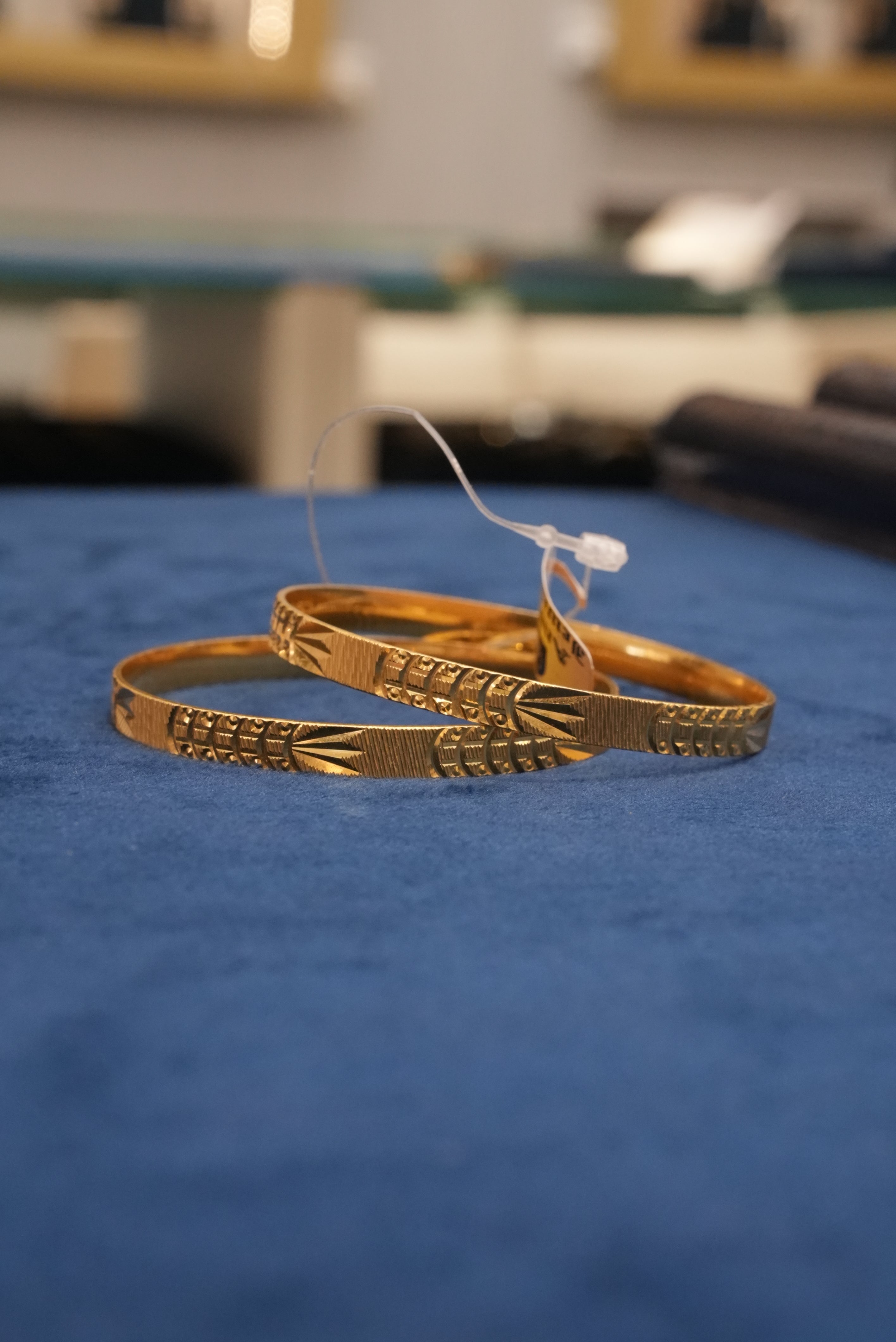 Arpan Samarth, Bangles & Kadas, Gold Patra demi-fine jewellery, Size 2.4, SKU BK_L_175 image 2