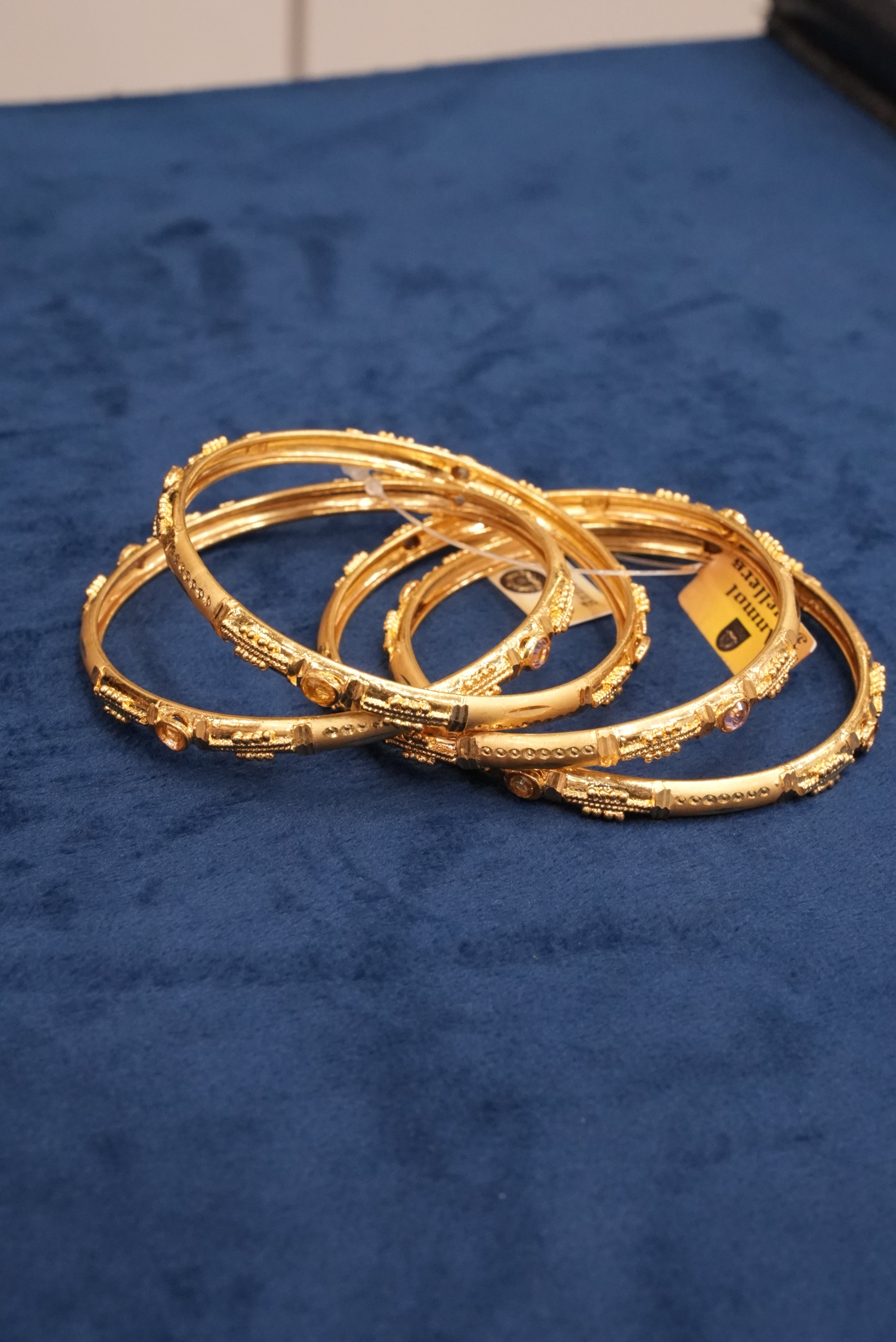 Aalok Aarohan, Bangles & Kadas, Gold Patra demi-fine jewellery, Size 2.8, SKU BK_L_176 image 2