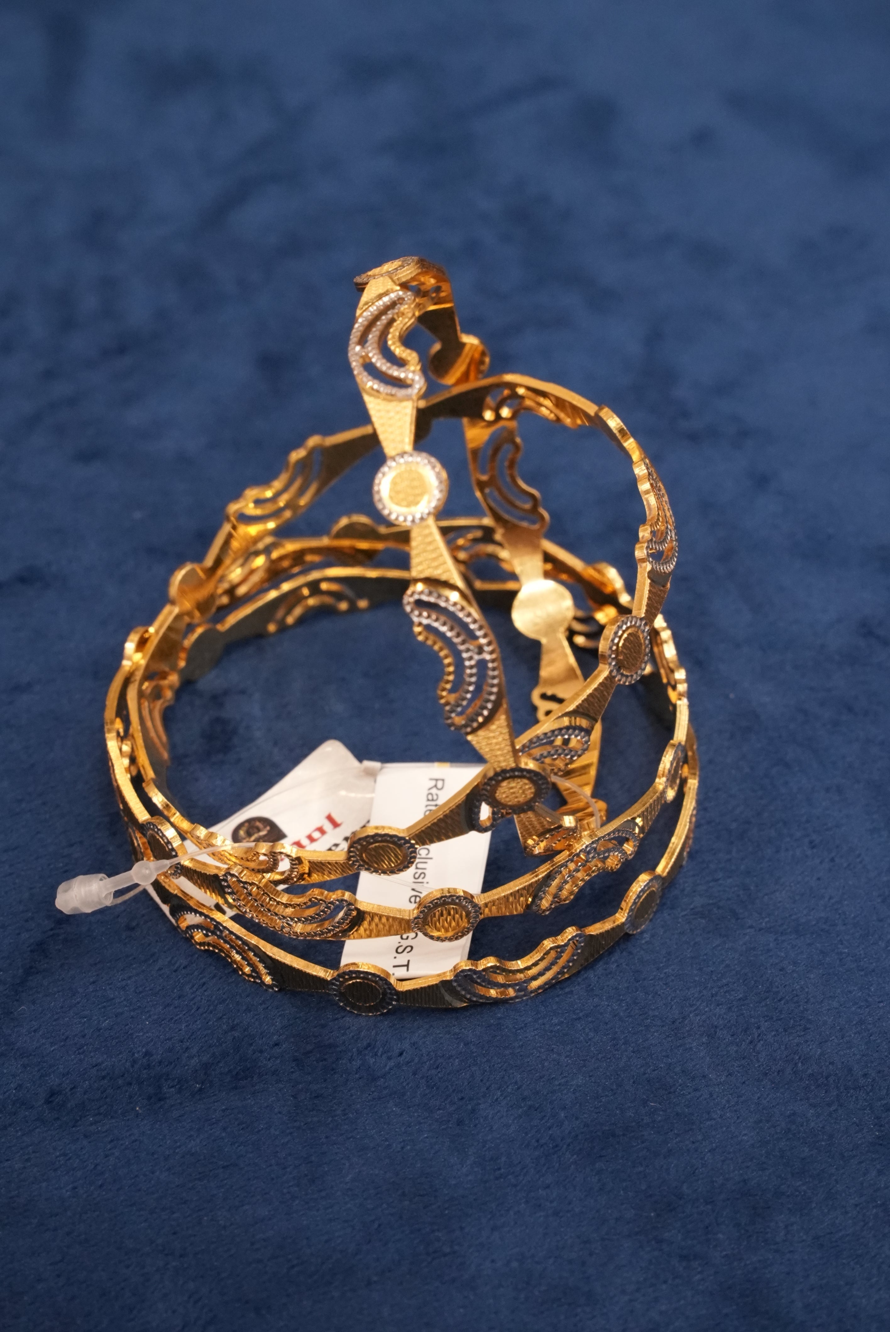 Udaan Aavaran, Bangles & Kadas, Gold Patra demi-fine jewellery, Size 2.6, SKU BK_L_177 image 1