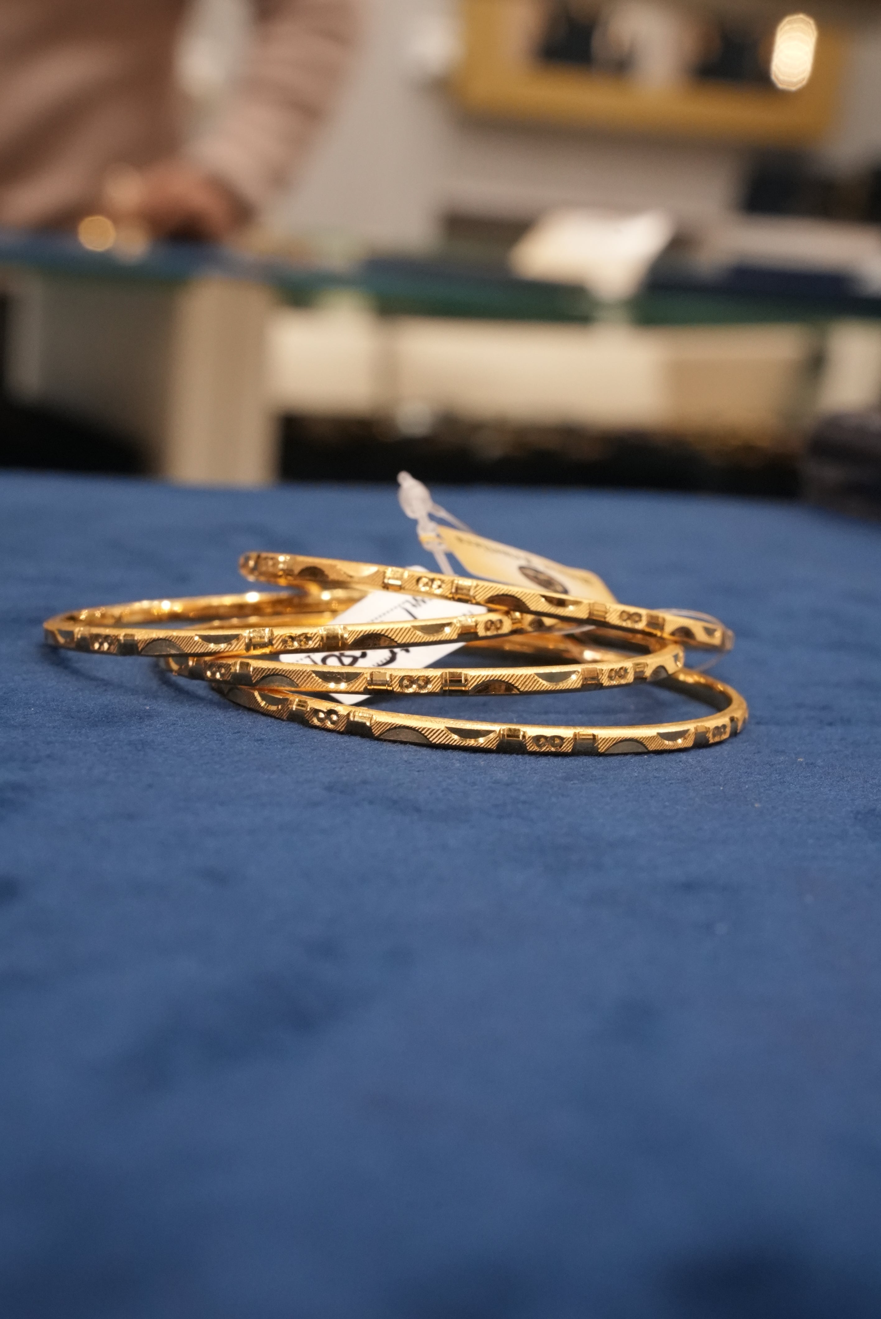 Anant Dehleez, Bangles & Kadas, Gold Patra demi-fine jewellery, Size 2.6, SKU BK_L_178 image 2