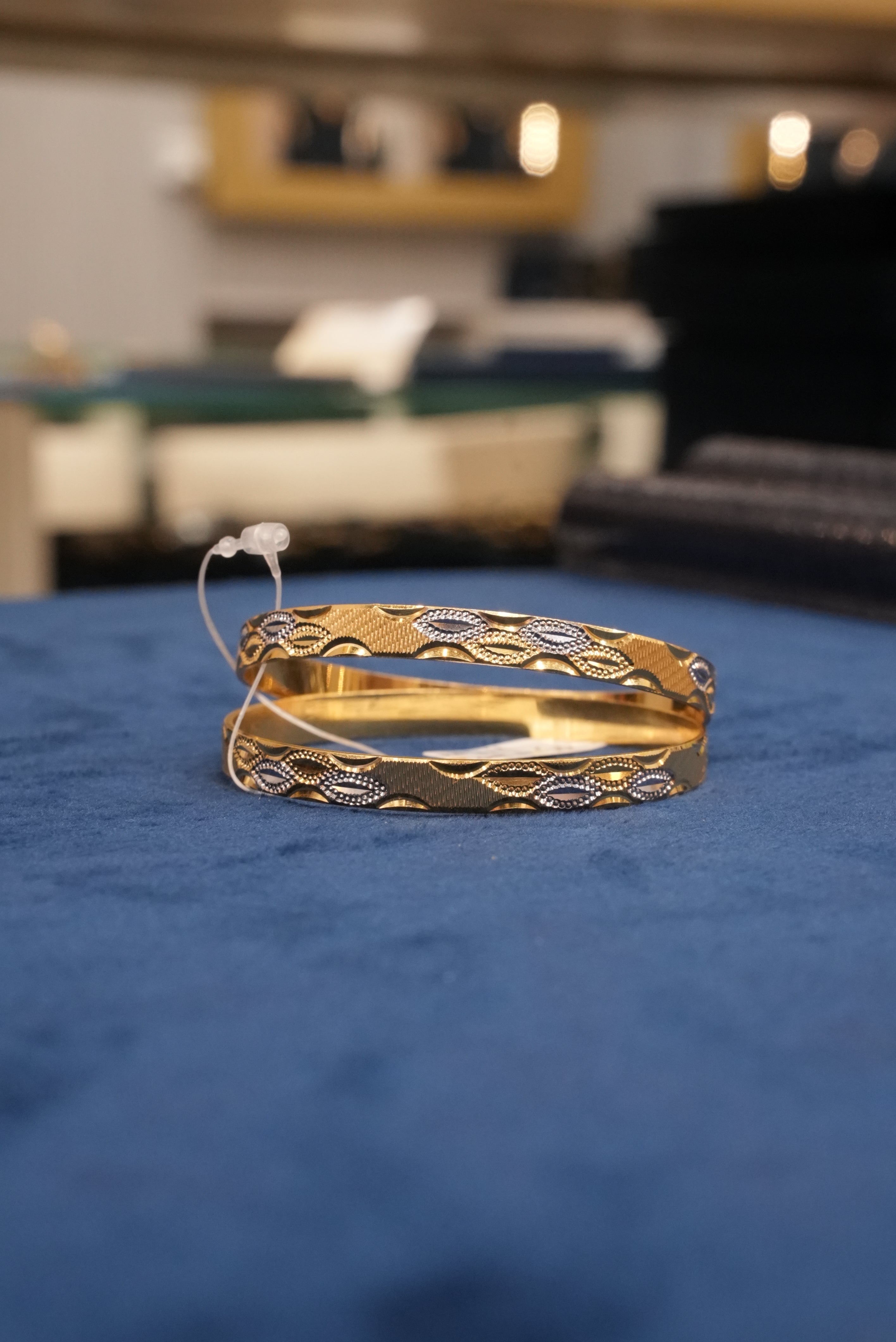 Uttam Aashray, Bangles & Kadas, Gold Patra demi-fine jewellery, Size 2.4, SKU BK_L_179 image 0