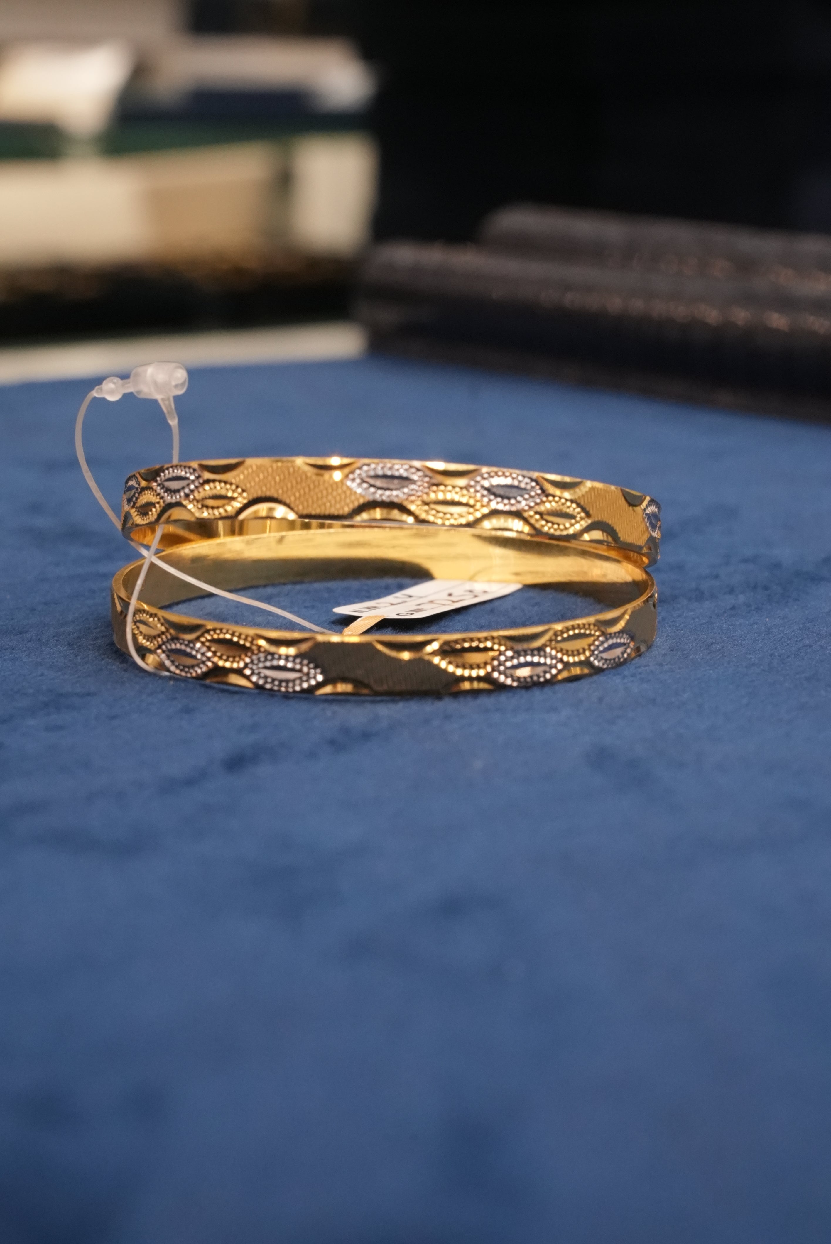 Uttam Aashray, Bangles & Kadas, Gold Patra demi-fine jewellery, Size 2.4, SKU BK_L_179 image 1