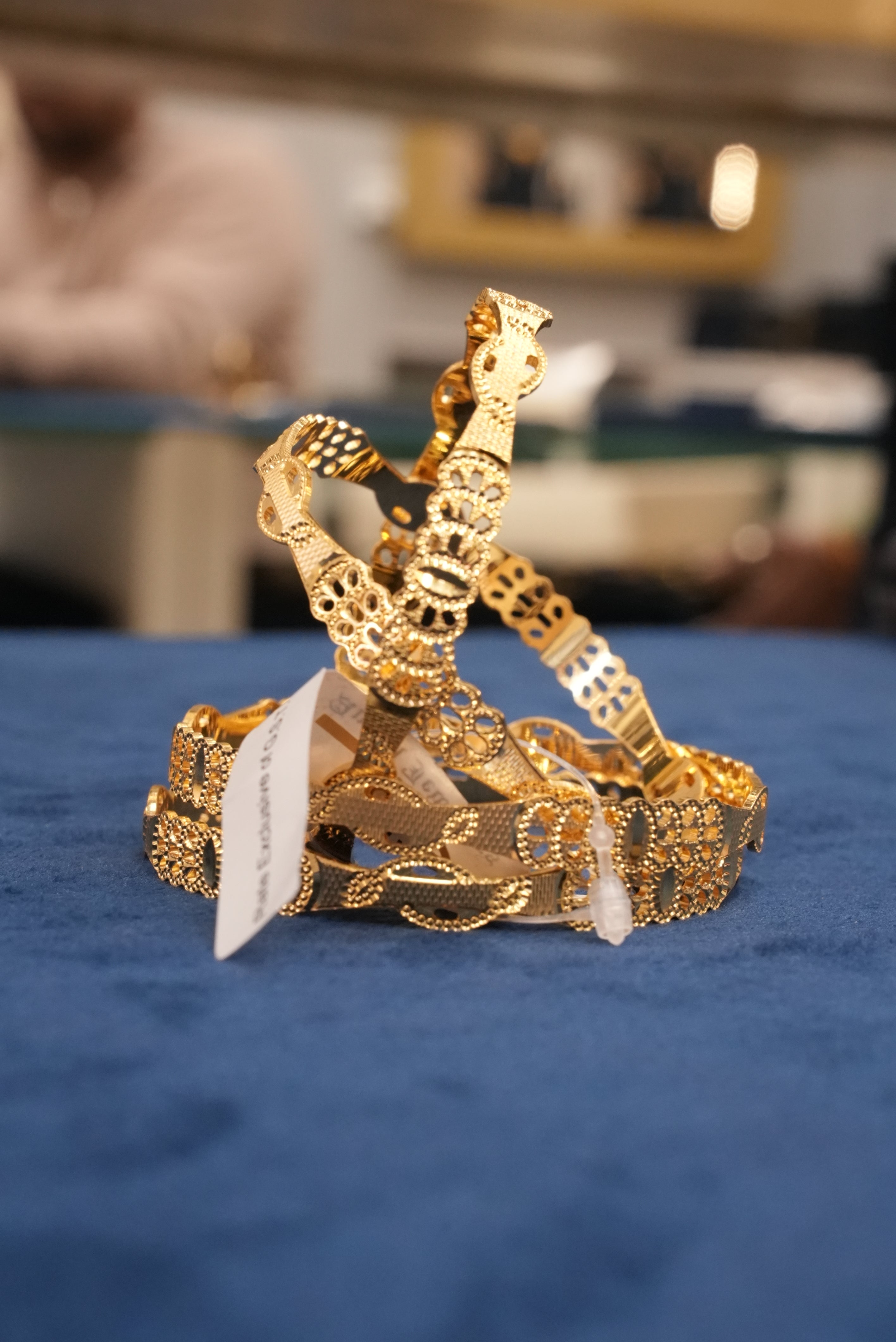 Param Khushbu, Bangles & Kadas, Gold Patra demi-fine jewellery, Size 2.6, SKU BK_L_180 image 0