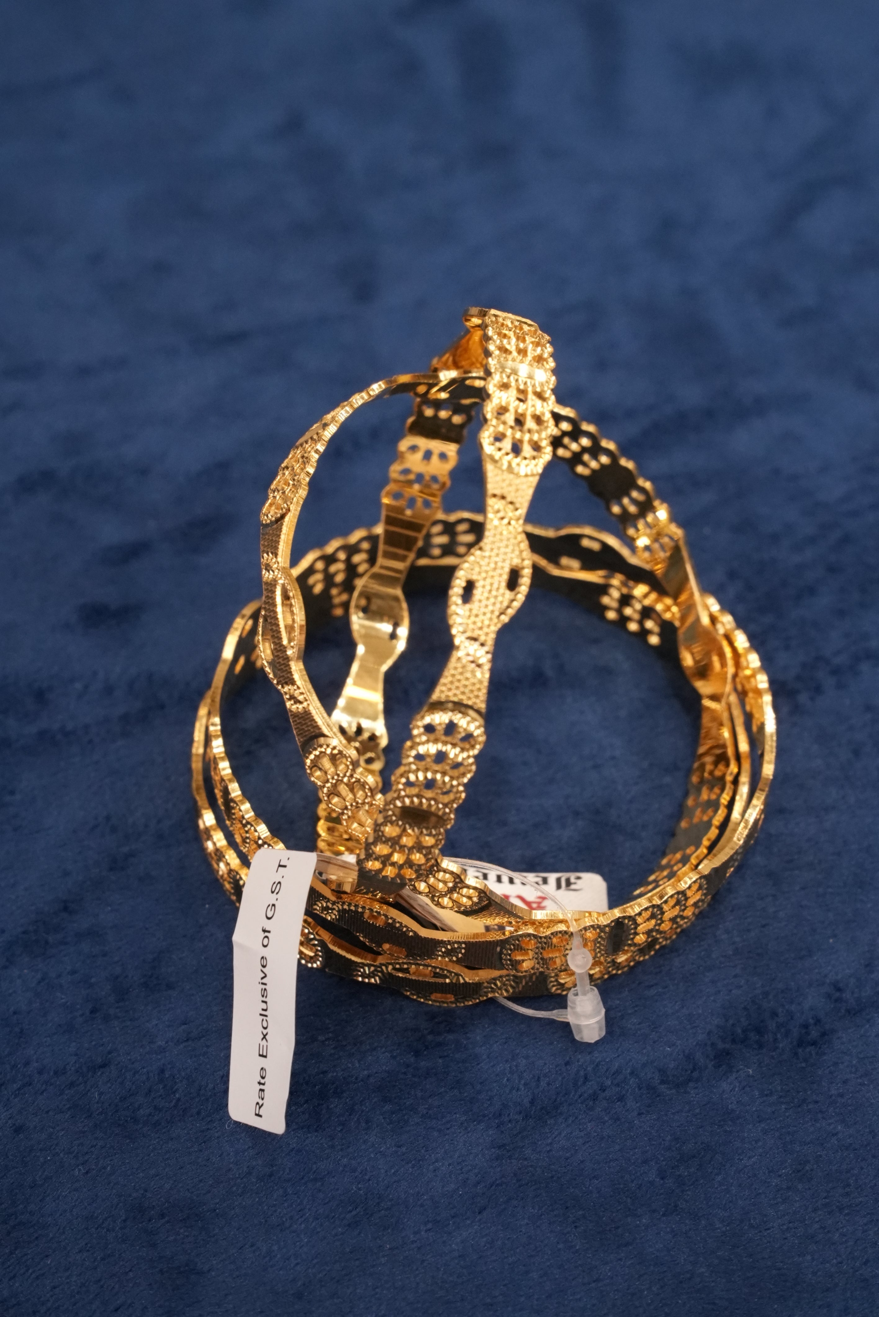 Param Khushbu, Bangles & Kadas, Gold Patra demi-fine jewellery, Size 2.6, SKU BK_L_180 image 1