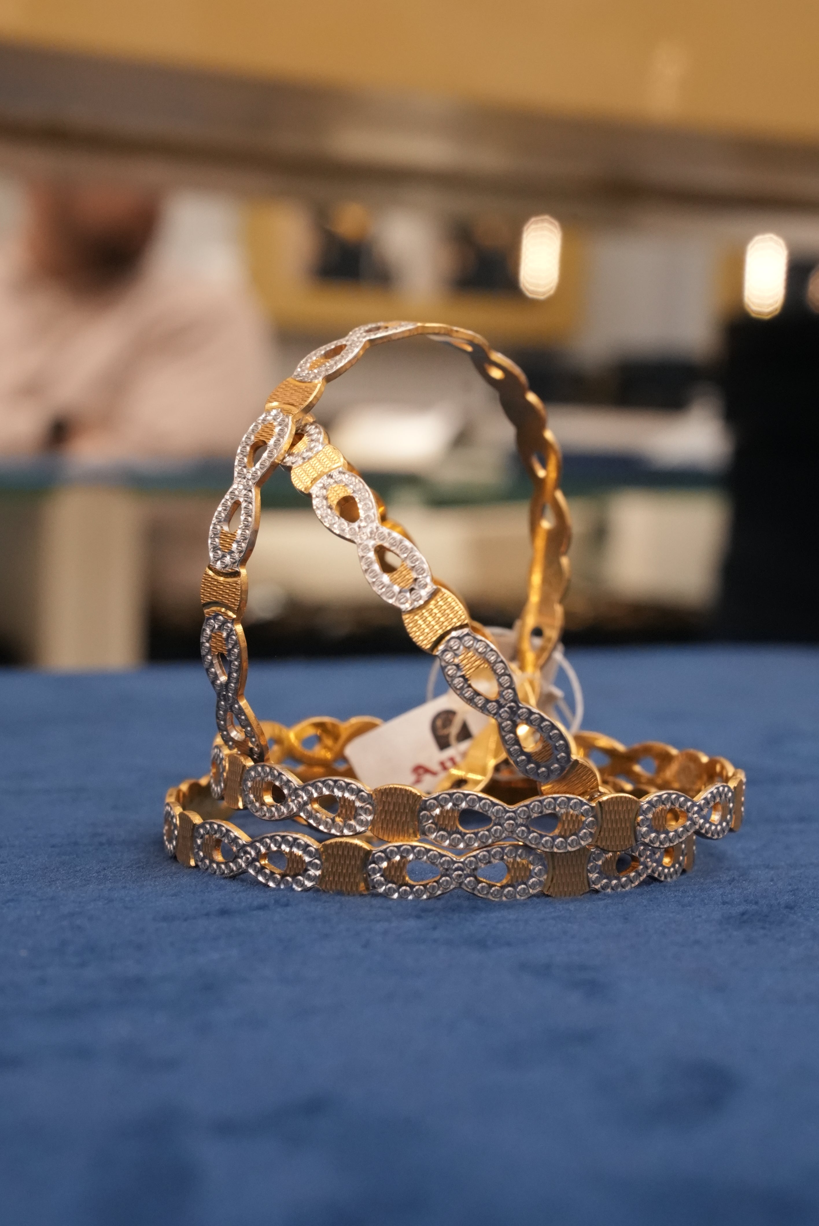 Nutan Manohar, Bangles & Kadas, Gold Patra demi-fine jewellery, Size 2.6, SKU BK_L_181 image 0