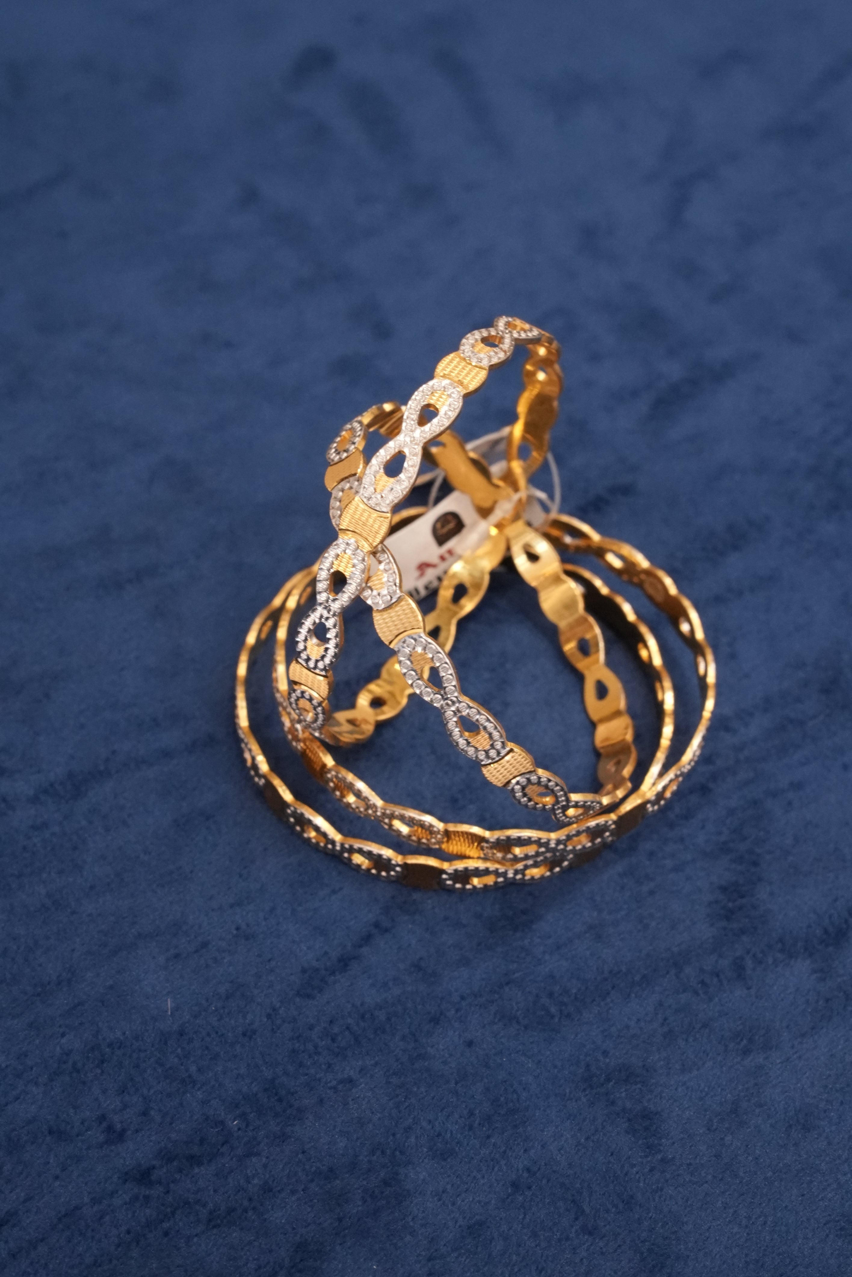Nutan Manohar, Bangles & Kadas, Gold Patra demi-fine jewellery, Size 2.6, SKU BK_L_181 image 1