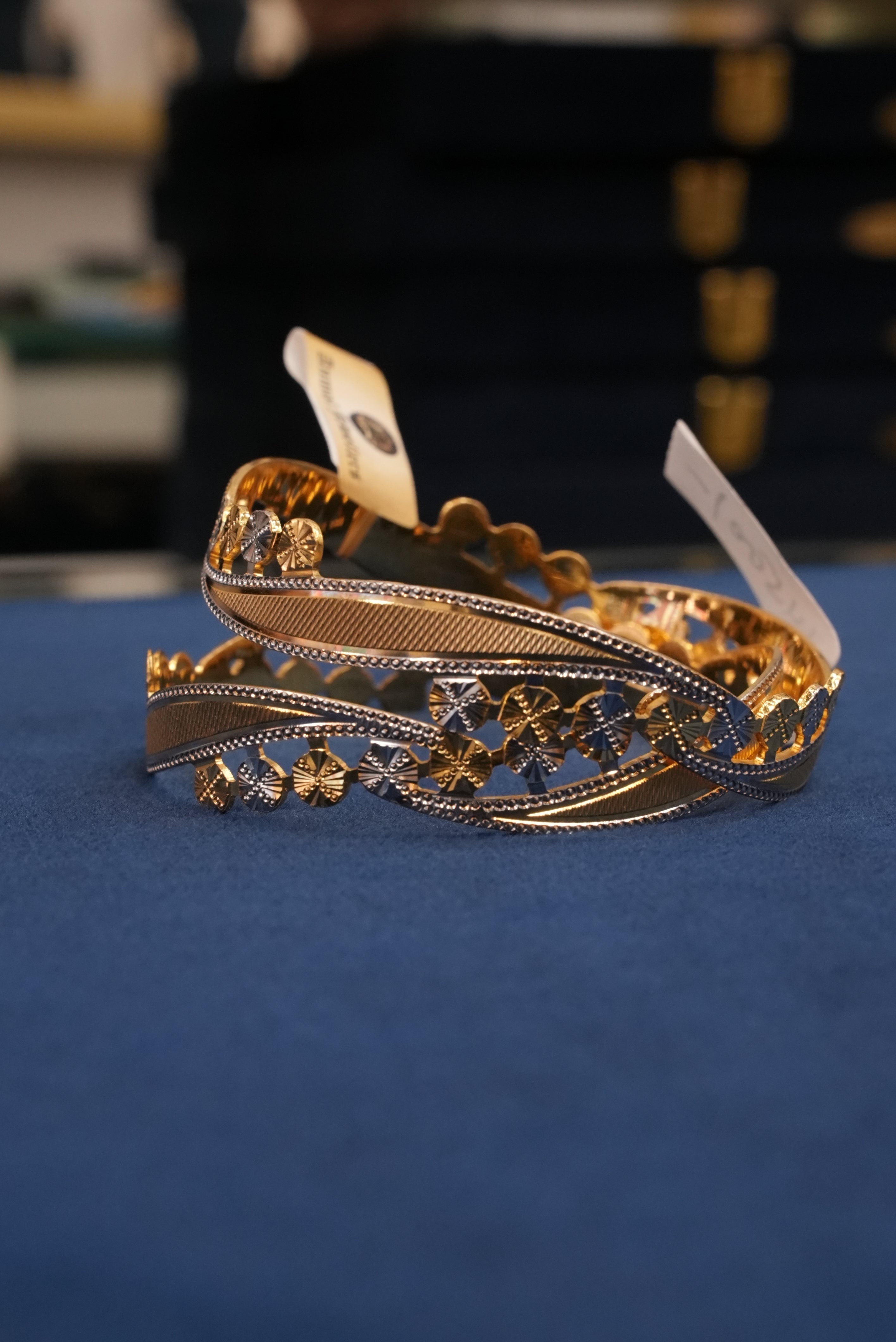 Bandhan Tilak, Bangles & Kadas, Gold Patra demi-fine jewellery, Size 2.12, SKU BK_L_121 image 0