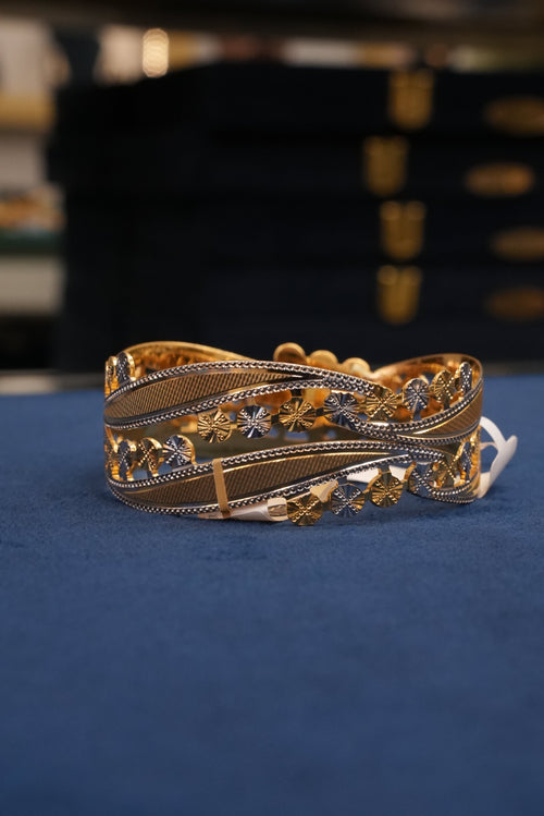 Bandhan Tilak, Bangles & Kadas, Gold Patra demi-fine jewellery, Size 2.12, SKU BK_L_121 image 1