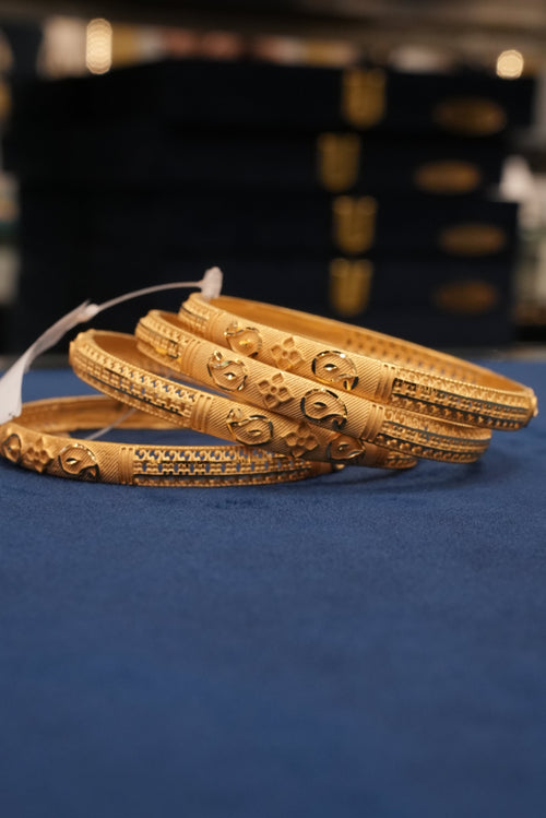 Anuraag Pallu, Bangles & Kadas, Gold Patra demi-fine jewellery, Size 2.10, SKU BK_L_122 image 0