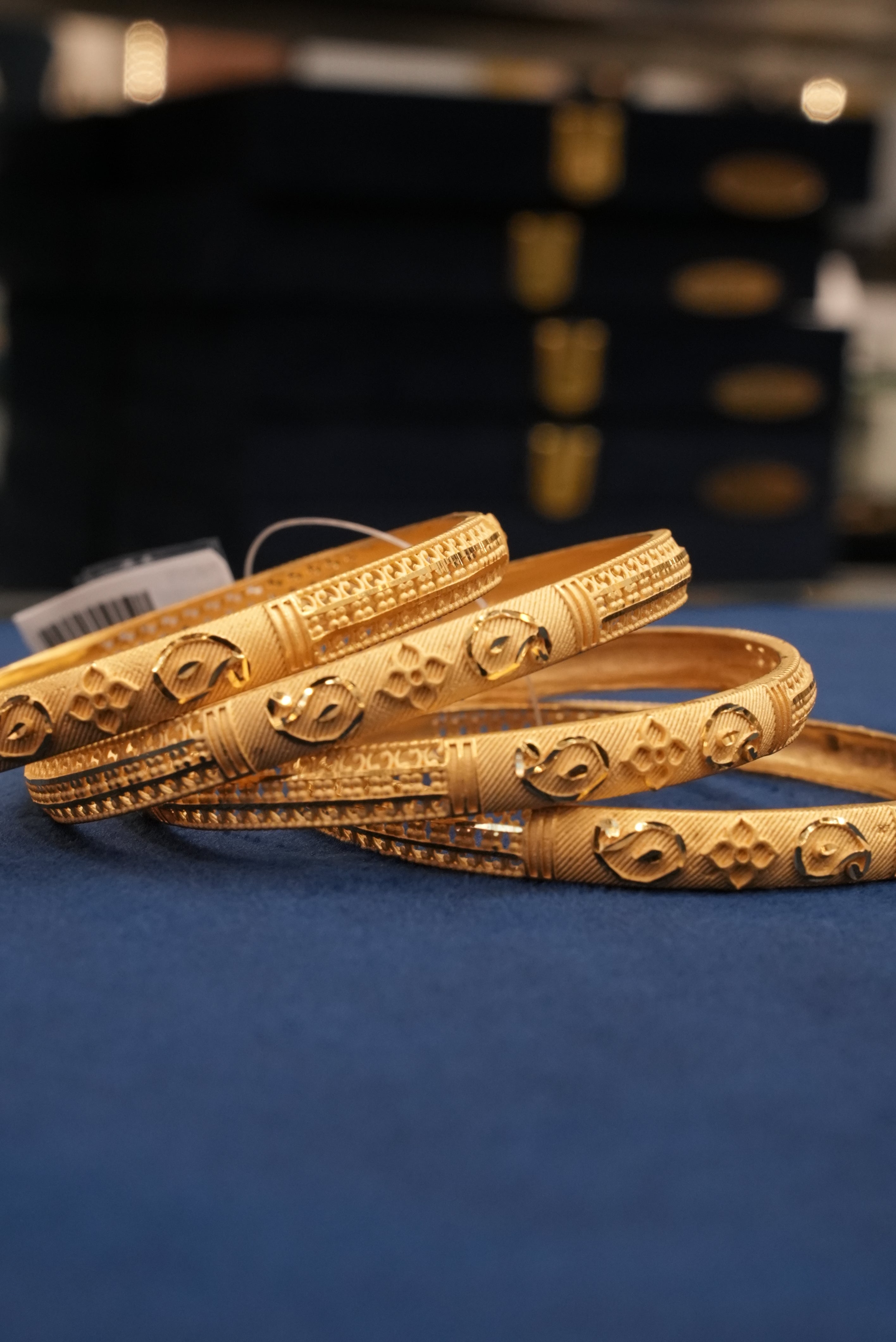 Anuraag Pallu, Bangles & Kadas, Gold Patra demi-fine jewellery, Size 2.10, SKU BK_L_122 image 1