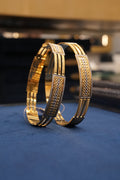 Aarambh Vivek, Bangles & Kadas, Gold Patra demi-fine jewellery, Size 2.10, SKU BK_L_127 image 0