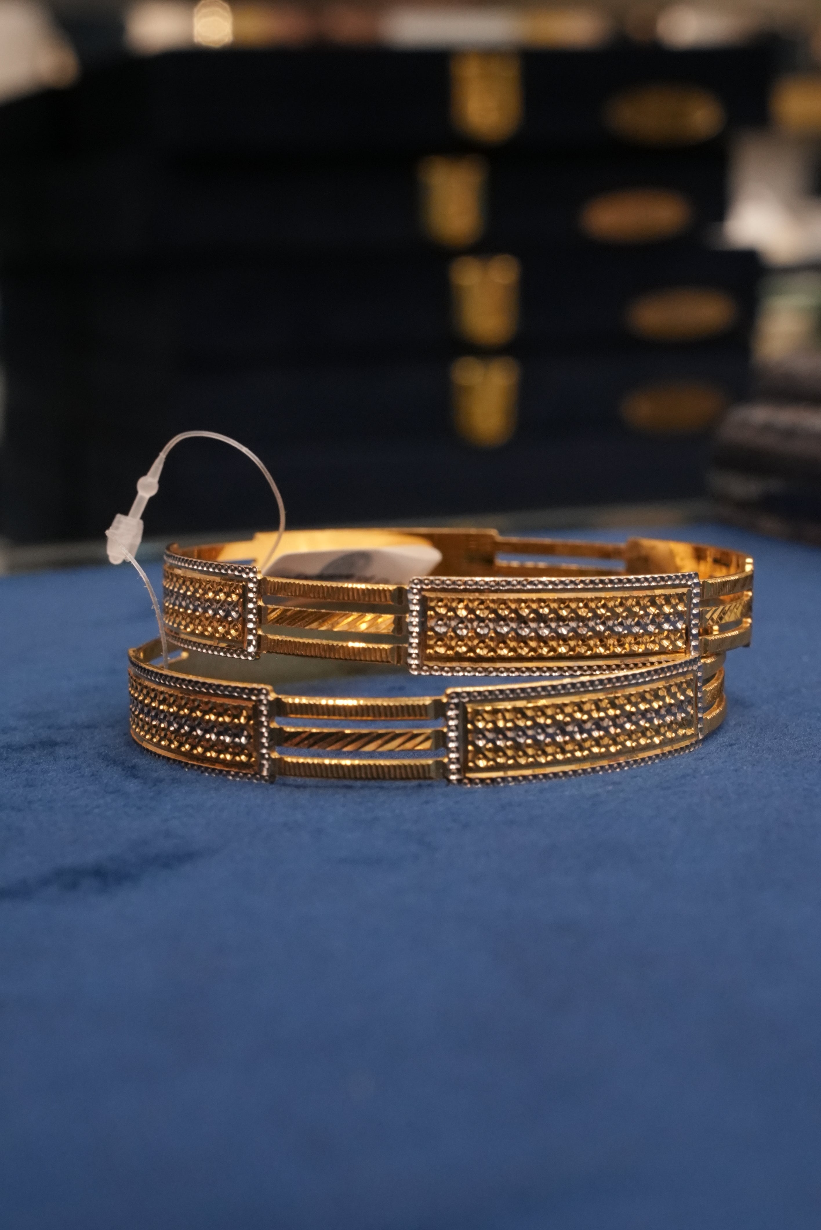 Aarambh Vivek, Bangles & Kadas, Gold Patra demi-fine jewellery, Size 2.10, SKU BK_L_127 image 2