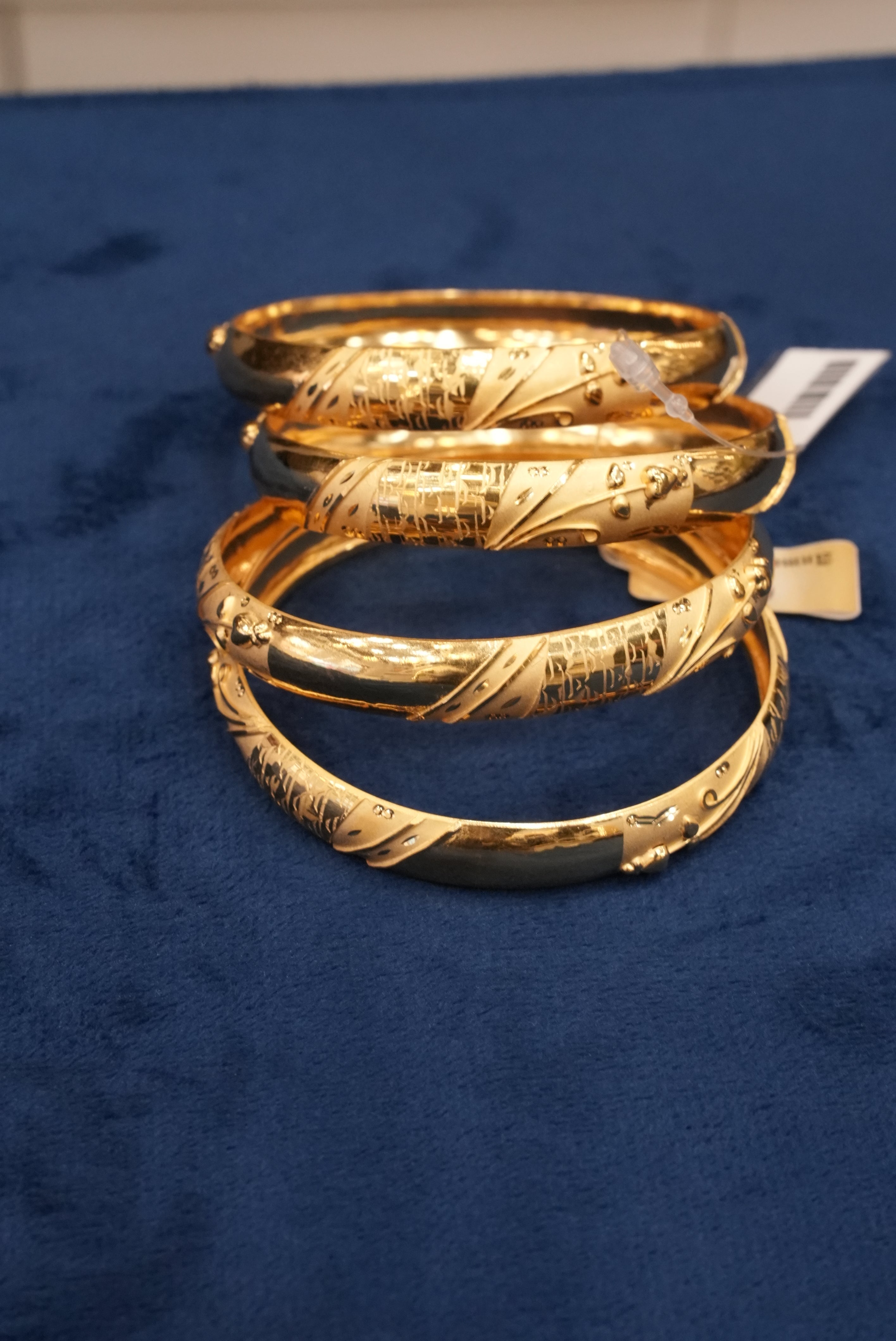 Karigar Pankh, Bangles & Kadas, Gold Patra demi-fine jewellery, Size 2.6, SKU BK_L_130 image 3