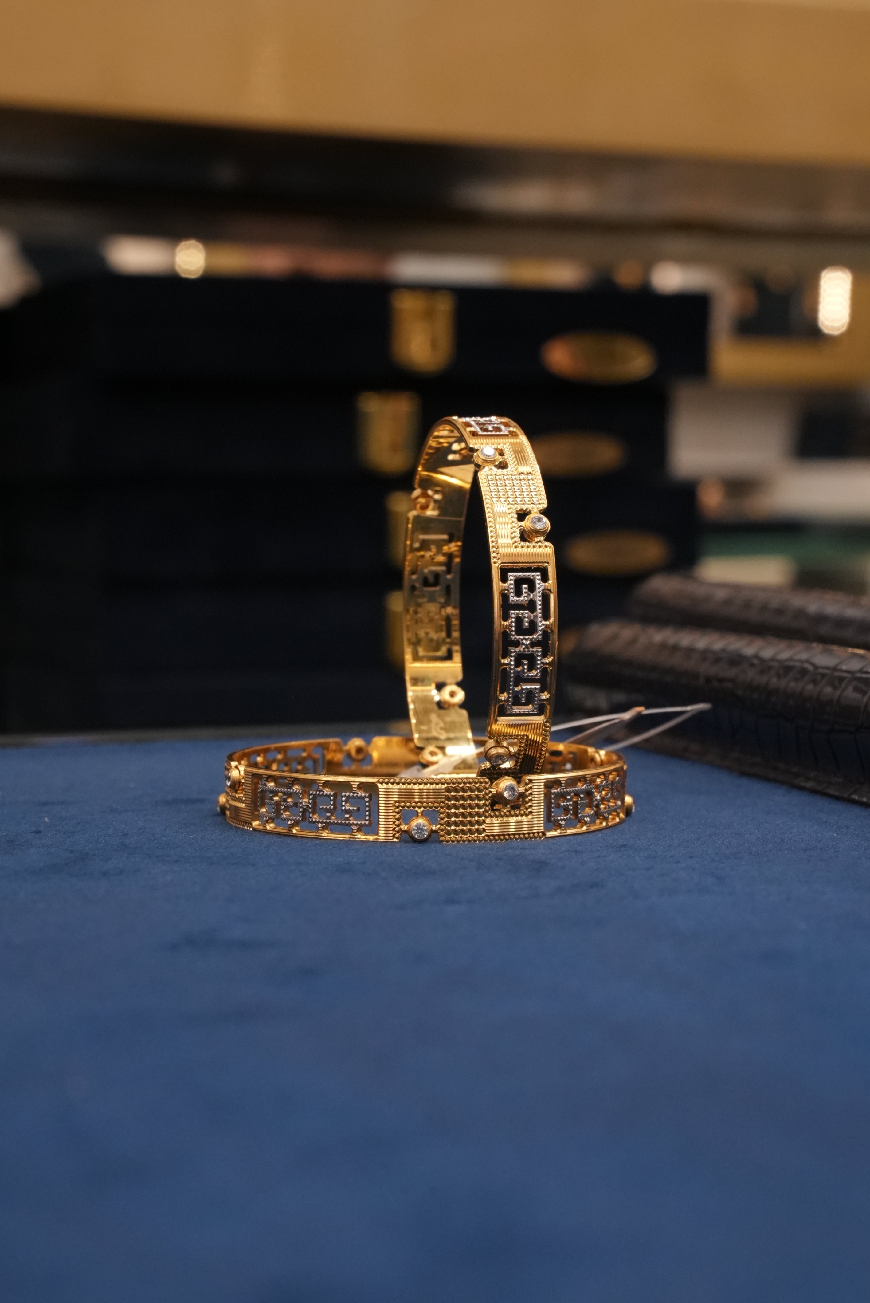 Sajavat Ujwal, Bangles & Kadas, Gold Patra demi-fine jewellery, Size 2.4, SKU BK_L_138 image 0