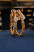 Parampara Taaj, Bangles & Kadas, Gold Patra demi-fine jewellery, Size 2.6, SKU BK_L_93 image 0