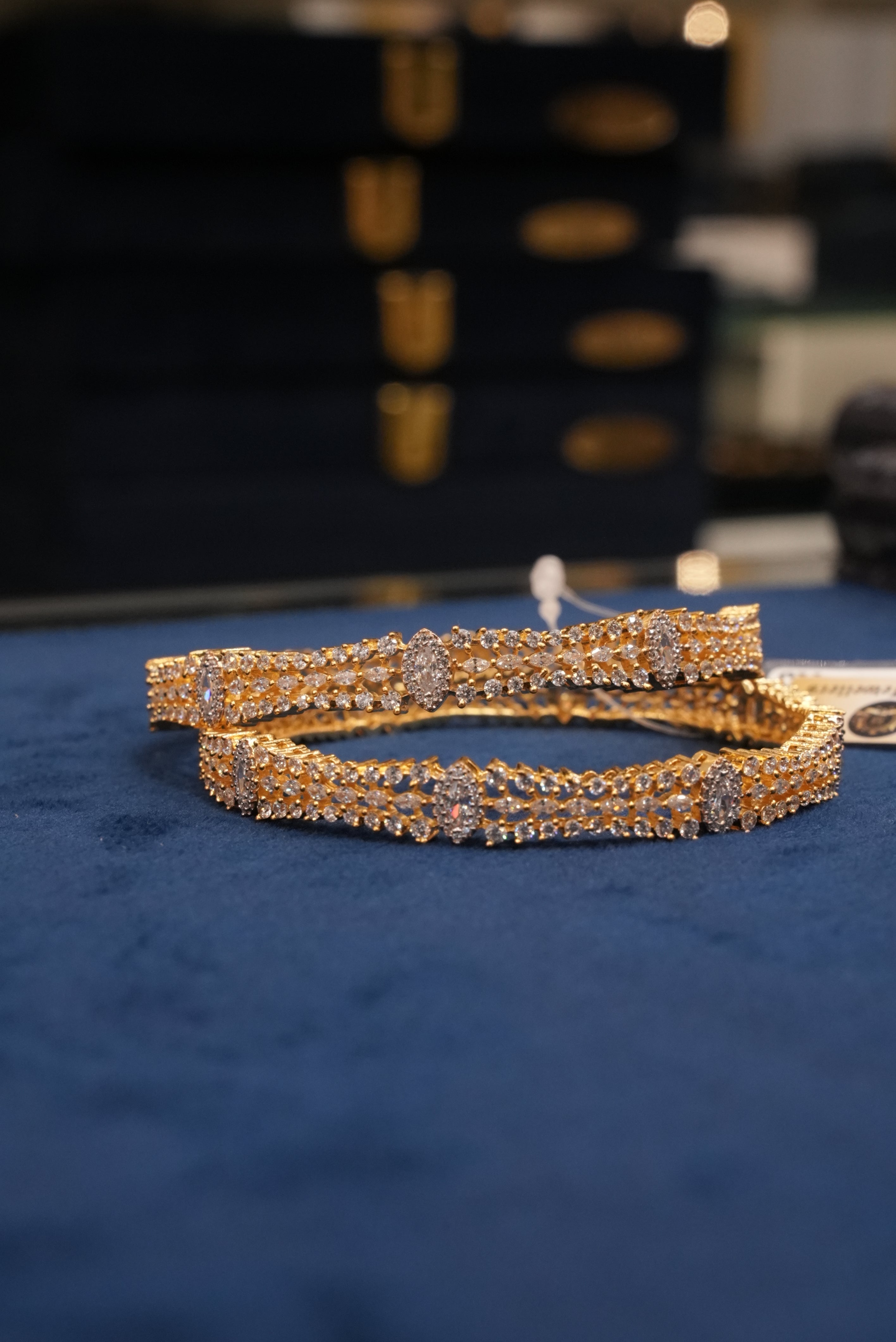 Parampara Taaj, Bangles & Kadas, Gold Patra demi-fine jewellery, Size 2.6, SKU BK_L_93 image 3