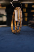 Sanskriti Yash, Bangles & Kadas, Gold Patra demi-fine jewellery, Size 2.4, SKU BK_L_94 image 0