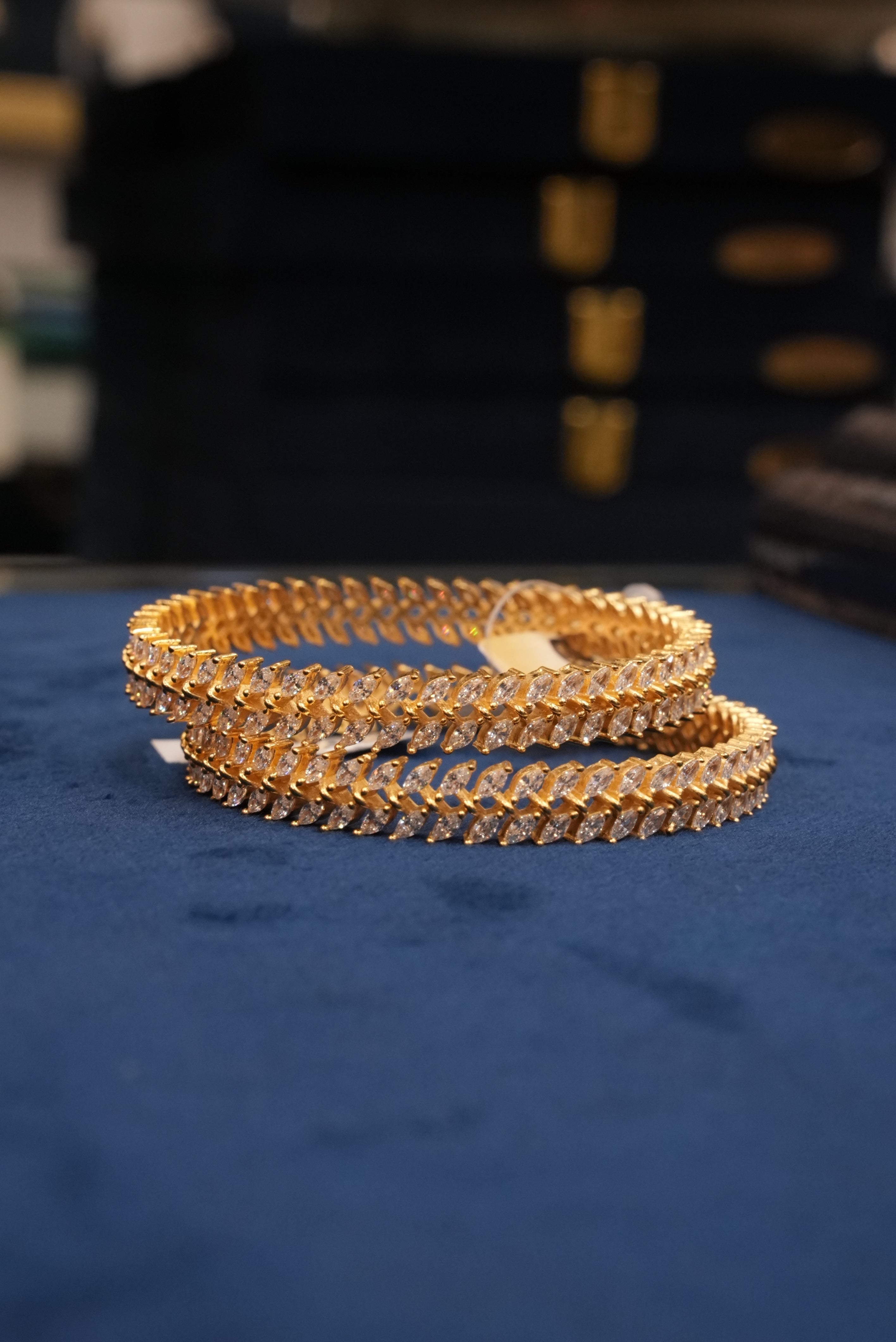 Aashirwad Garv, Bangles & Kadas, Gold Patra demi-fine jewellery, Size 2.4, SKU BK_L_95 image 3