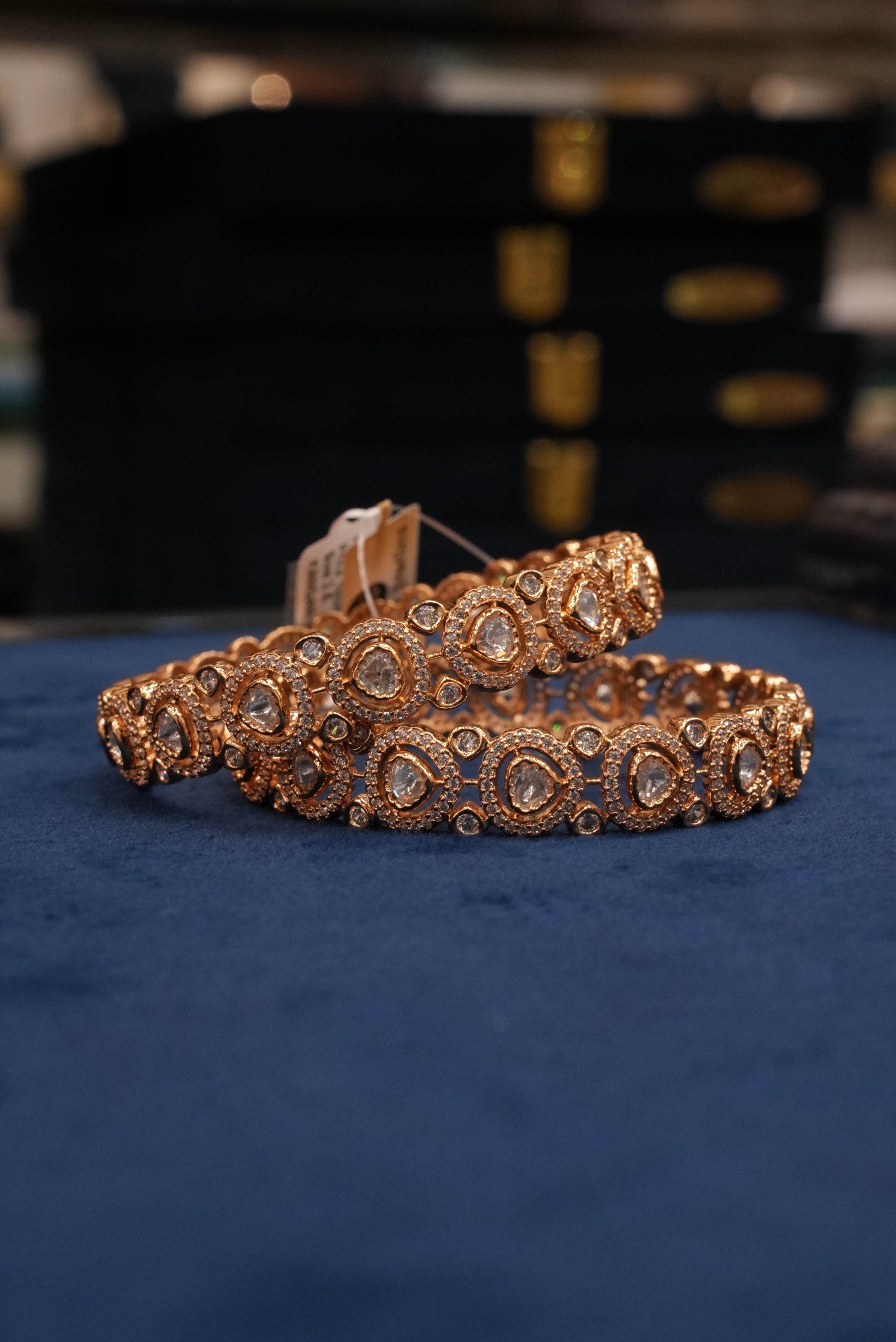 Aashiyana Noor, Bangles & Kadas, Gold Patra demi-fine jewellery, Size 2.6, SKU BK_L_96 image 2