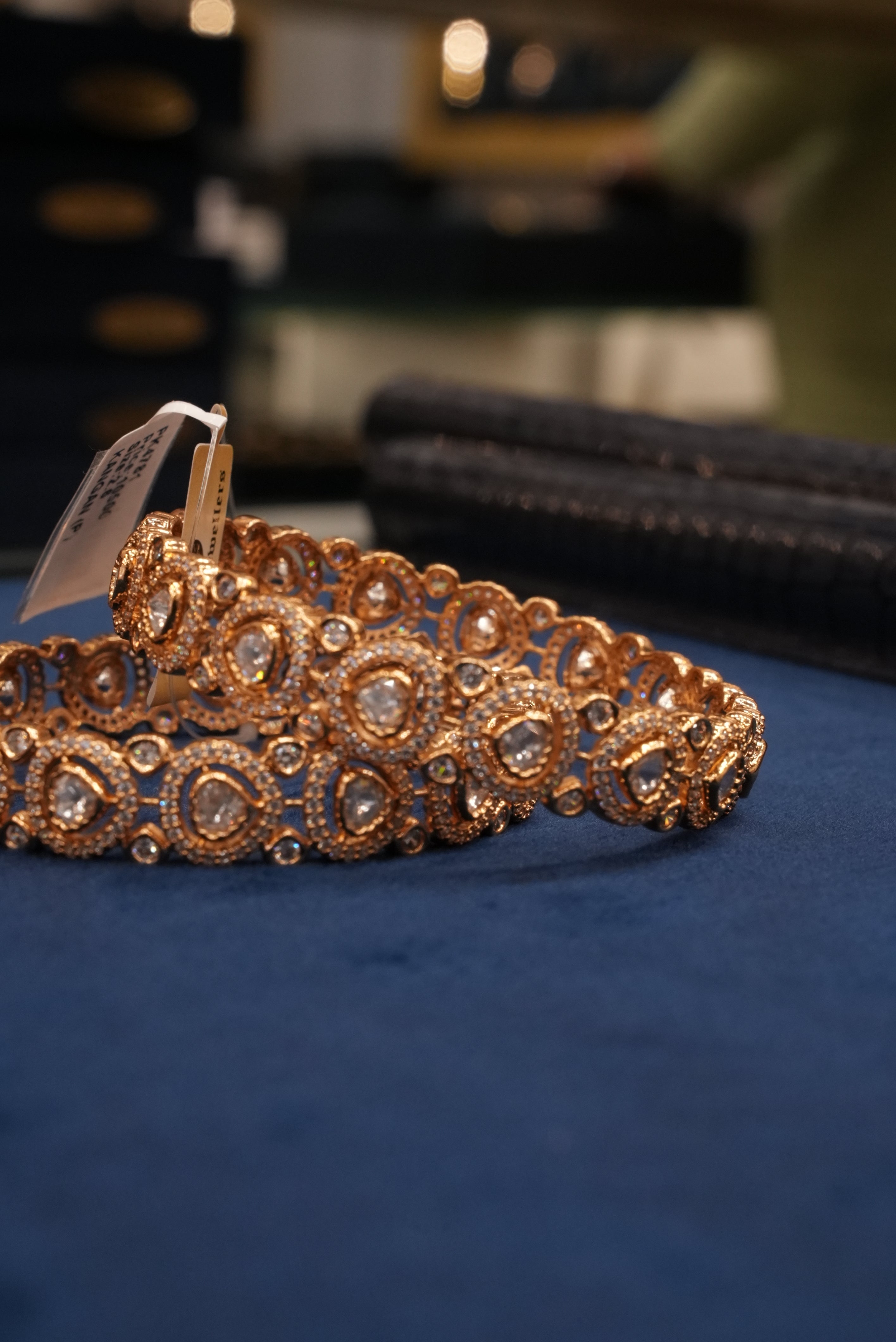 Aashiyana Noor, Bangles & Kadas, Gold Patra demi-fine jewellery, Size 2.6, SKU BK_L_96 image 3