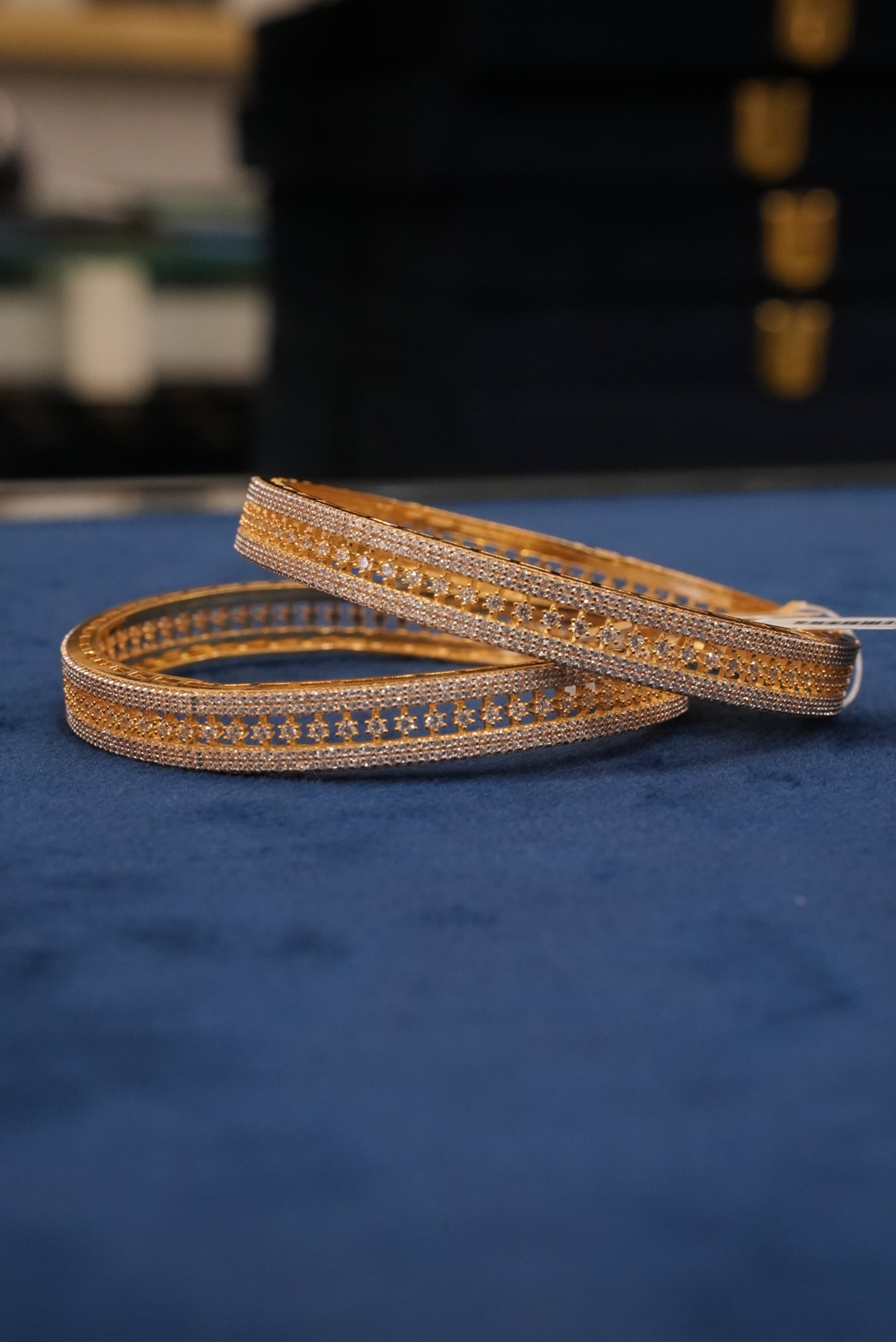 Meenakari Gyan, Bangles & Kadas, Gold Patra demi-fine jewellery, Size 2.6, SKU BK_L_99 image 1