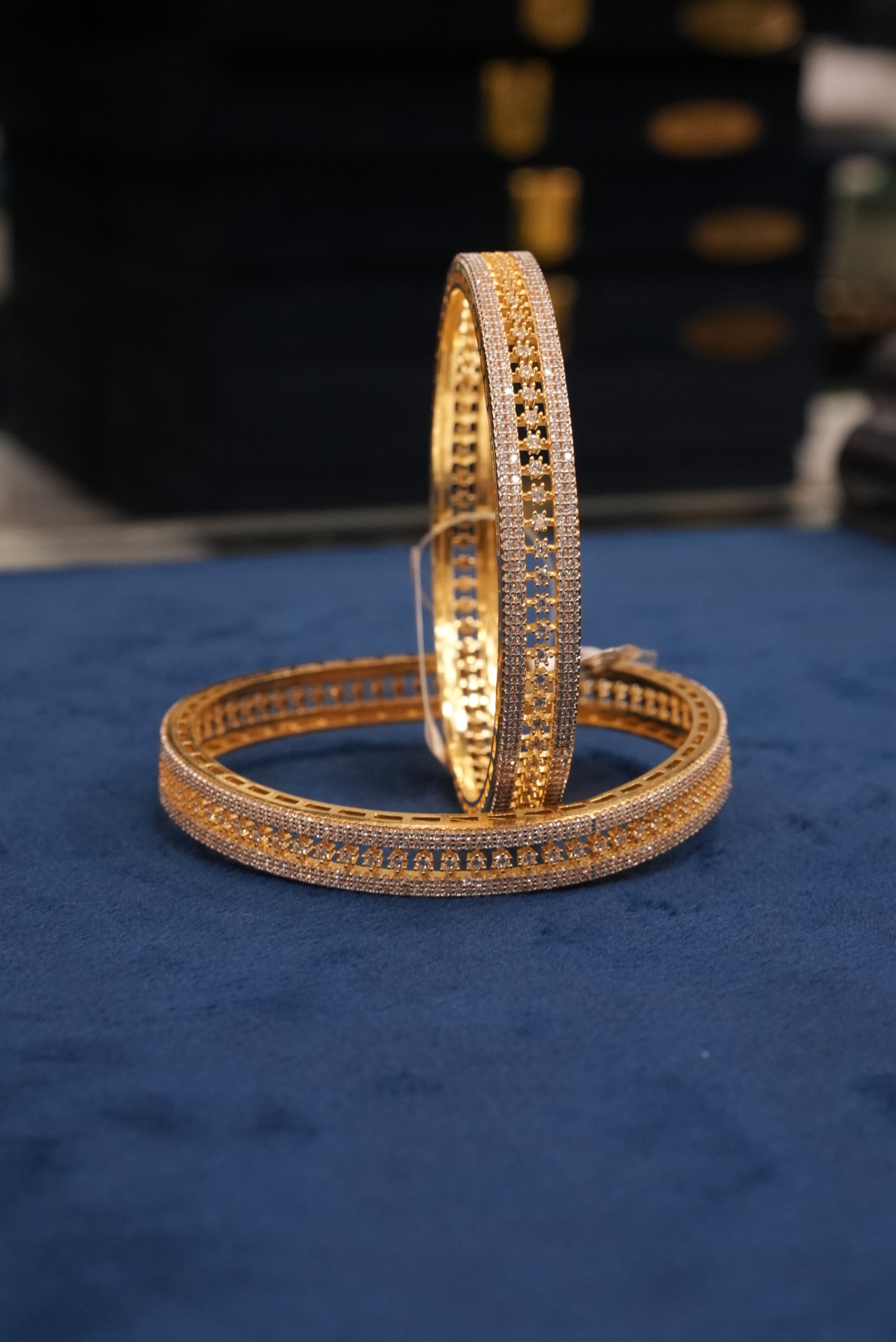 Meenakari Gyan, Bangles & Kadas, Gold Patra demi-fine jewellery, Size 2.6, SKU BK_L_99 image 2