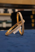 Saundarya Raat, Bangles & Kadas, Gold Patra demi-fine jewellery, Size 2.8, SKU BK_L_101 image 0