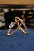 Pratigya Kiran, Bangles & Kadas, Gold Patra demi-fine jewellery, Size 2.8, SKU BK_L_103 image 0