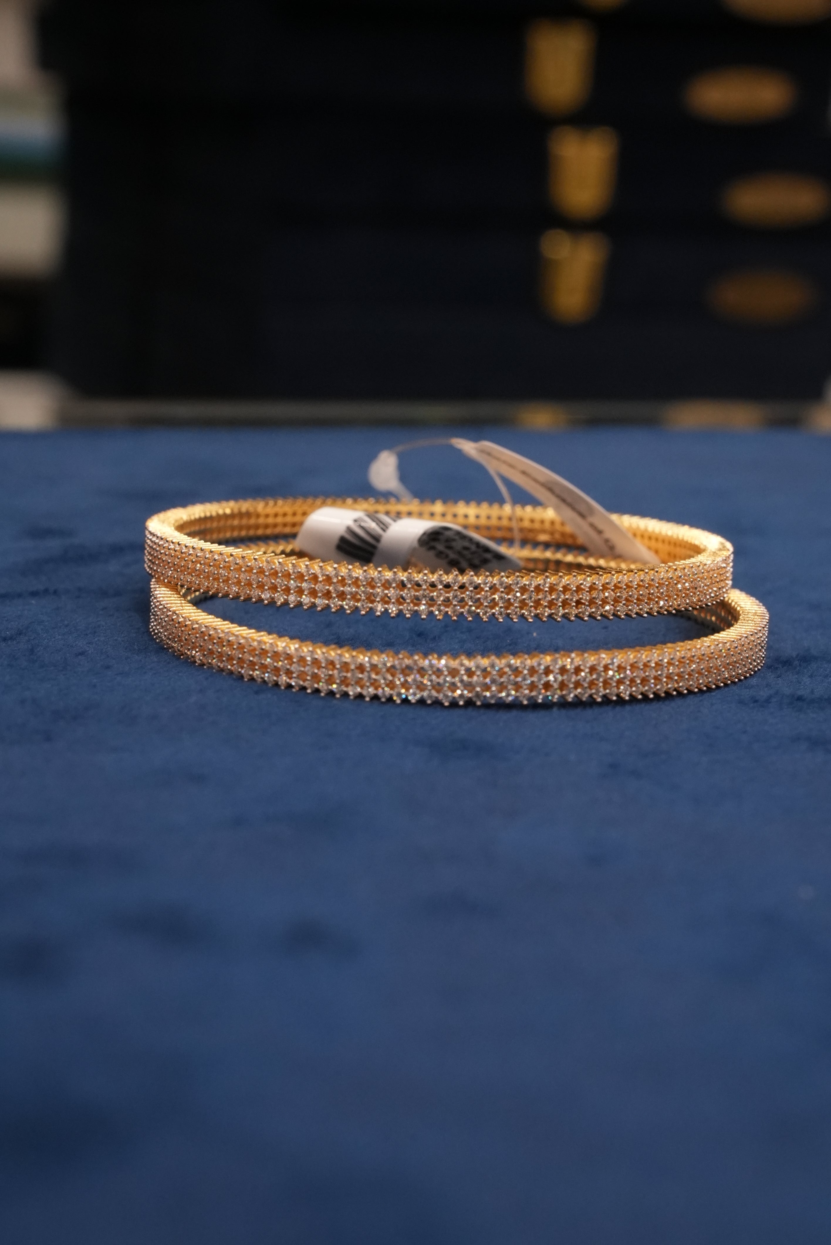 Pratigya Kiran, Bangles & Kadas, Gold Patra demi-fine jewellery, Size 2.8, SKU BK_L_103 image 1