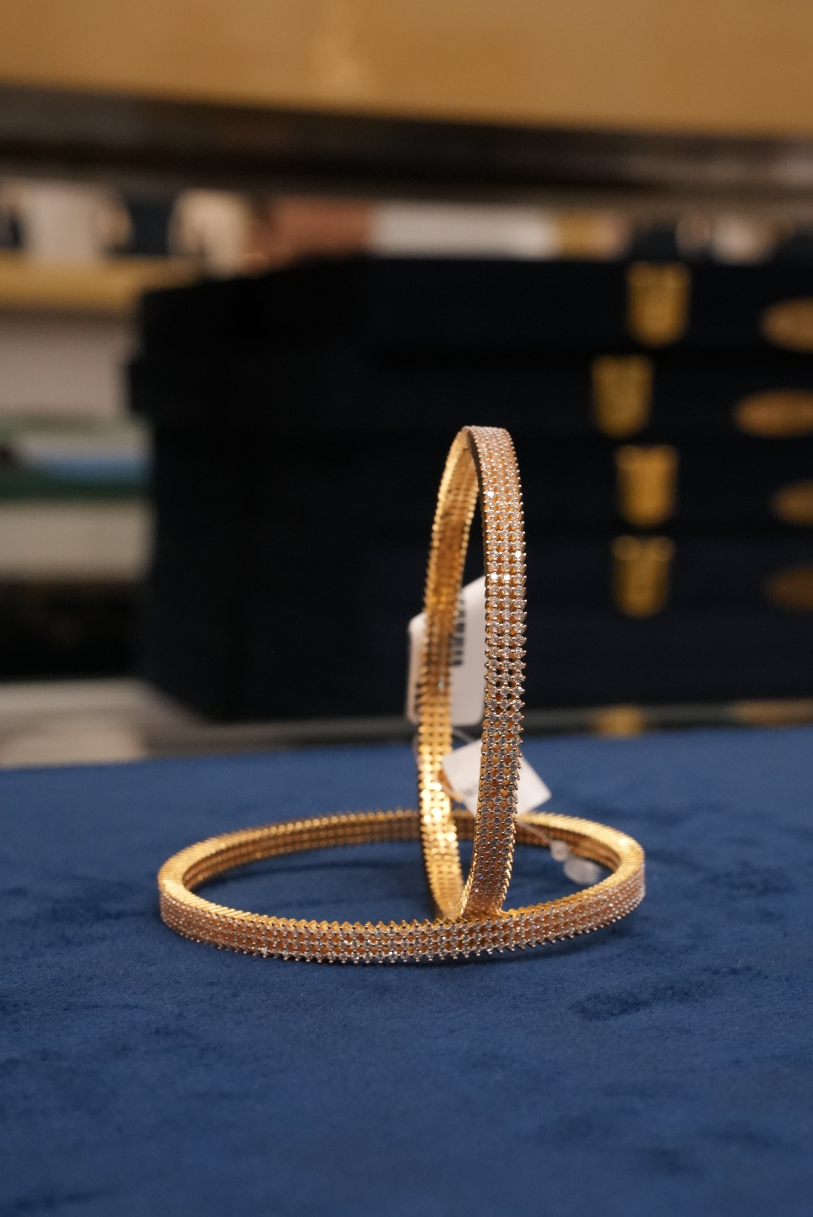 Pratigya Kiran, Bangles & Kadas, Gold Patra demi-fine jewellery, Size 2.8, SKU BK_L_103 image 2