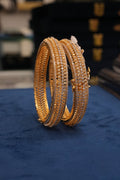 Anubandh Lehar, Bangles & Kadas, Gold Patra demi-fine jewellery, Size 2.4, SKU BK_L_104 image 0