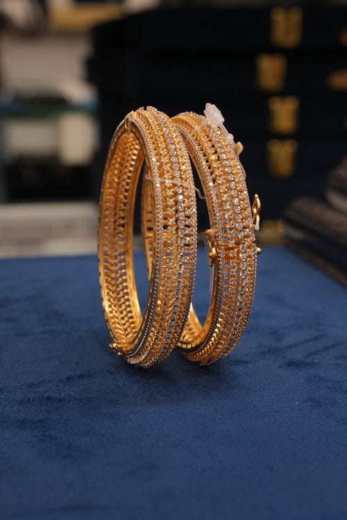 Anubandh Lehar, Bangles & Kadas, Gold Patra demi-fine jewellery, Size 2.4, SKU BK_L_104 image 0