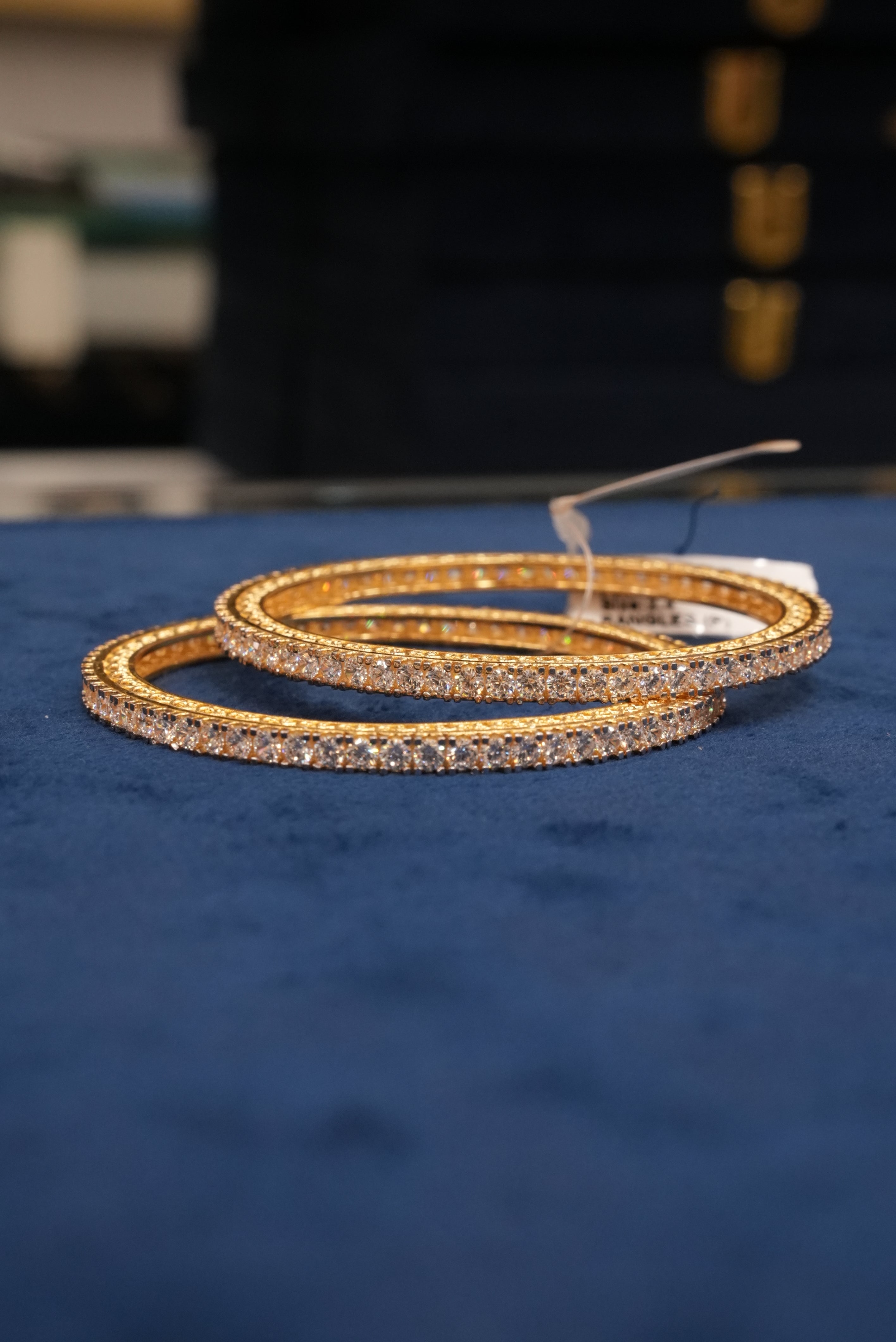 Sindoori Dhaar, Bangles & Kadas, Gold Patra demi-fine jewellery, Size 2.4, SKU BK_L_105 image 1