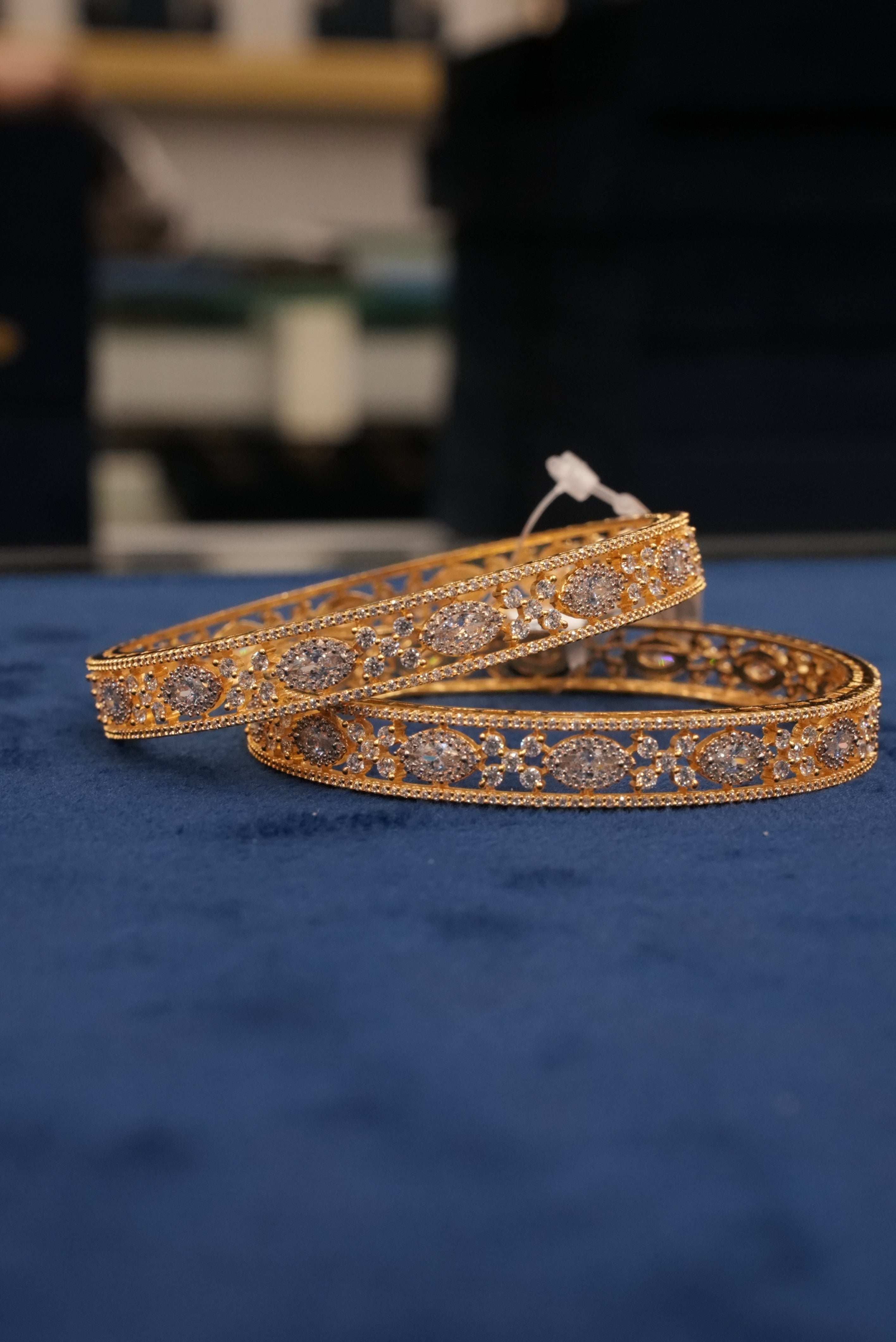 Prarambh Suraj, Bangles & Kadas, Gold Patra demi-fine jewellery, Size 2.6, SKU BK_L_107 image 2