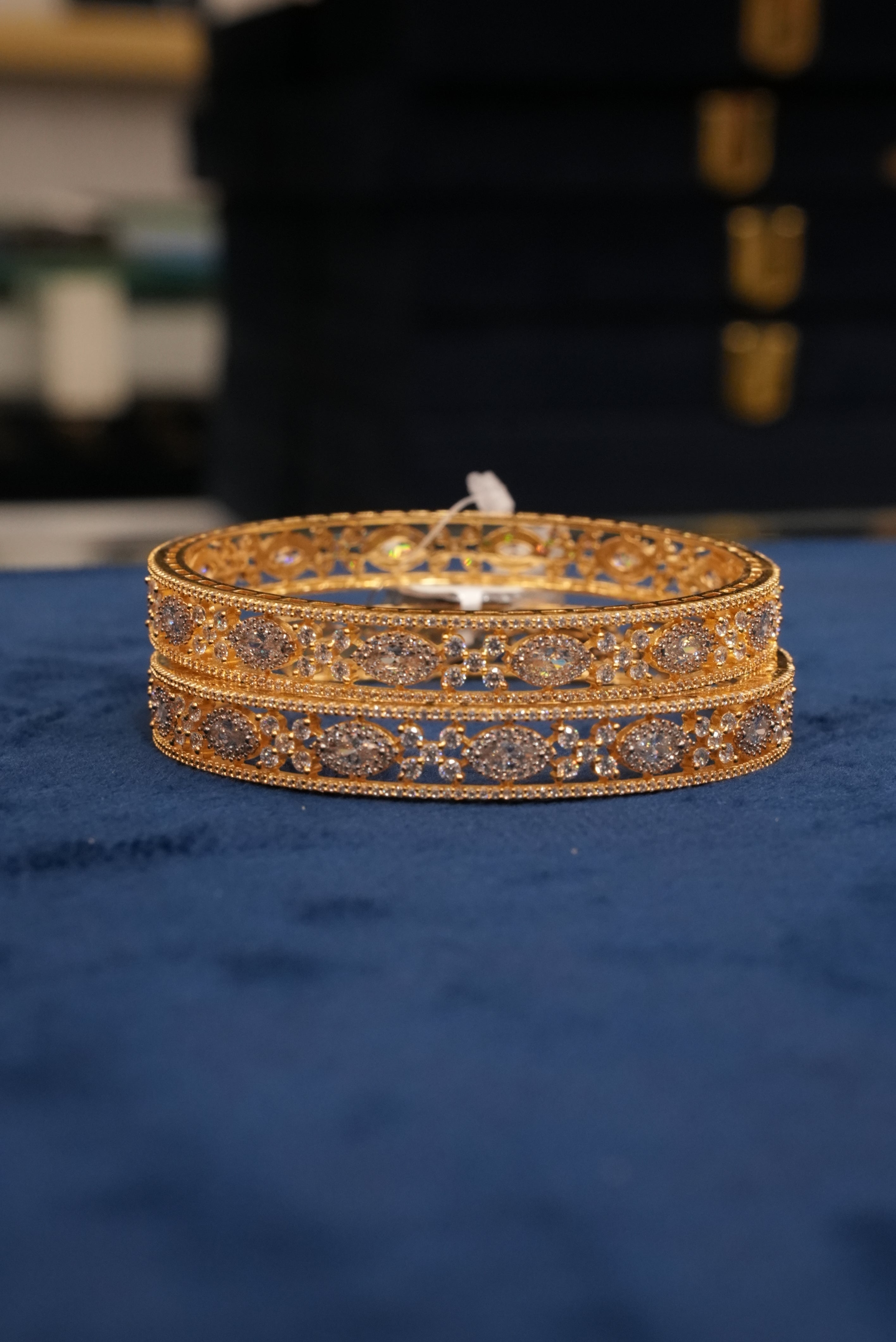 Prarambh Suraj, Bangles & Kadas, Gold Patra demi-fine jewellery, Size 2.6, SKU BK_L_107 image 3