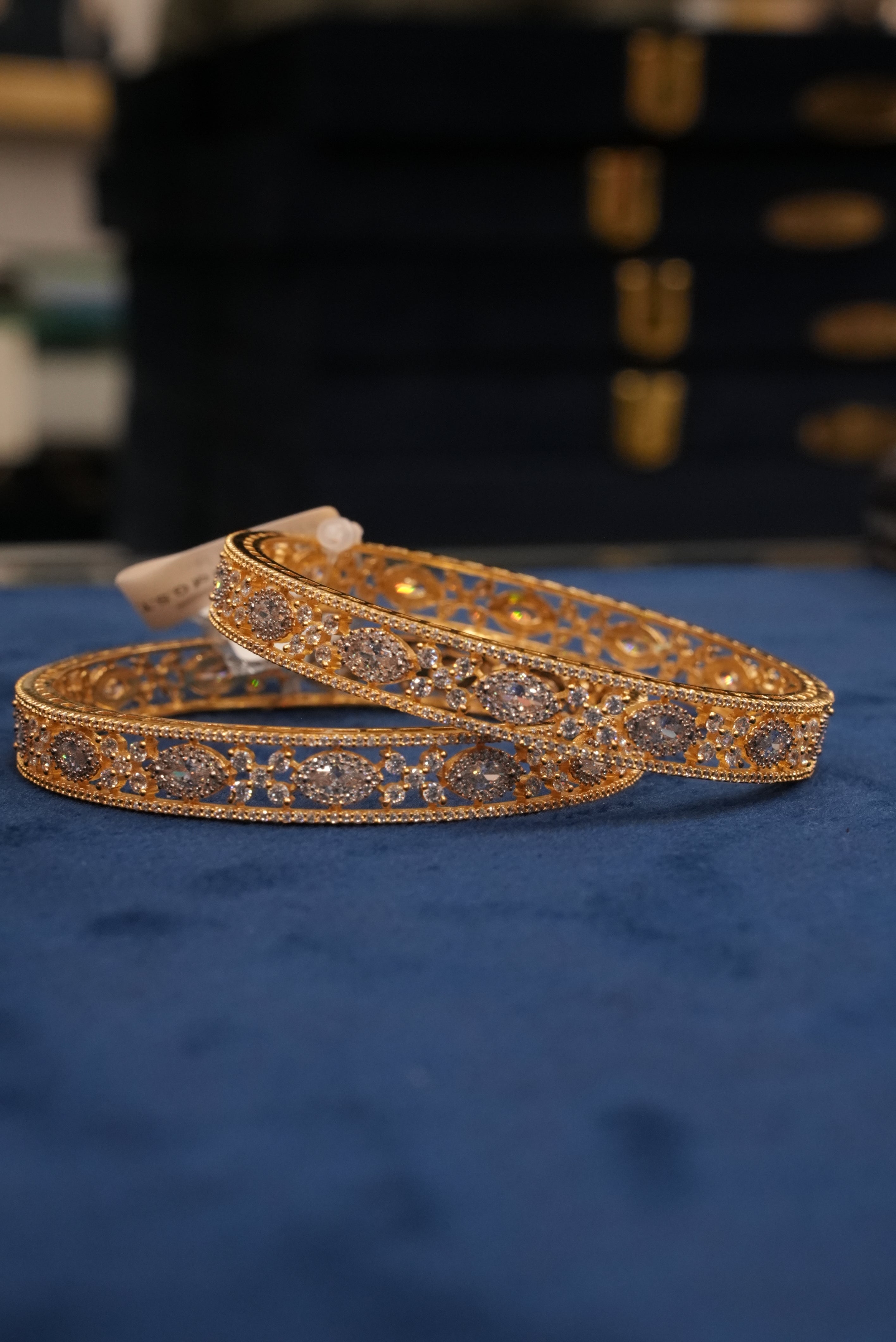 Prarambh Suraj, Bangles & Kadas, Gold Patra demi-fine jewellery, Size 2.6, SKU BK_L_107 image 4