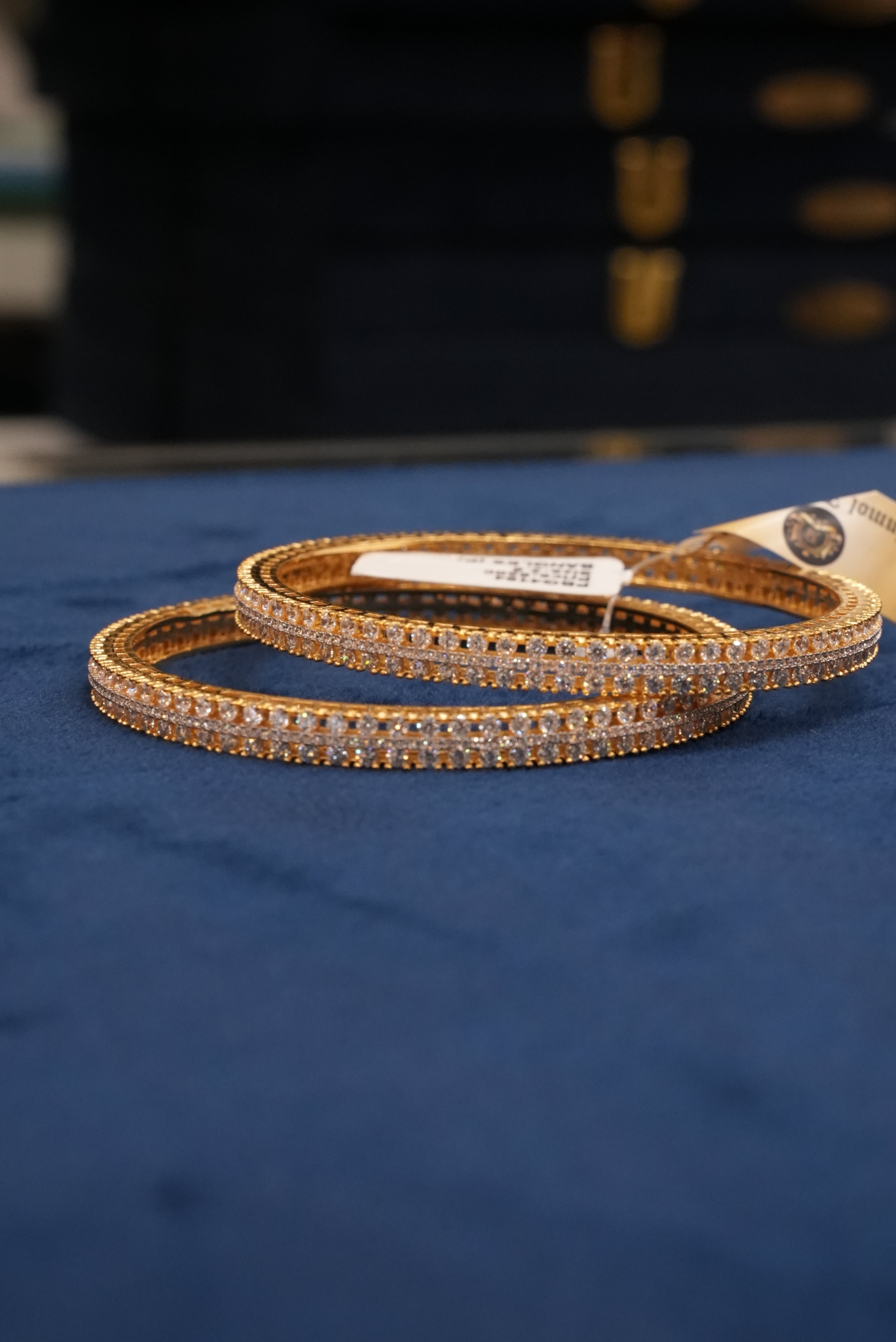 Alankrit Goonj, Bangles & Kadas, Gold Patra demi-fine jewellery, Size 2.6, SKU BK_L_108 image 2