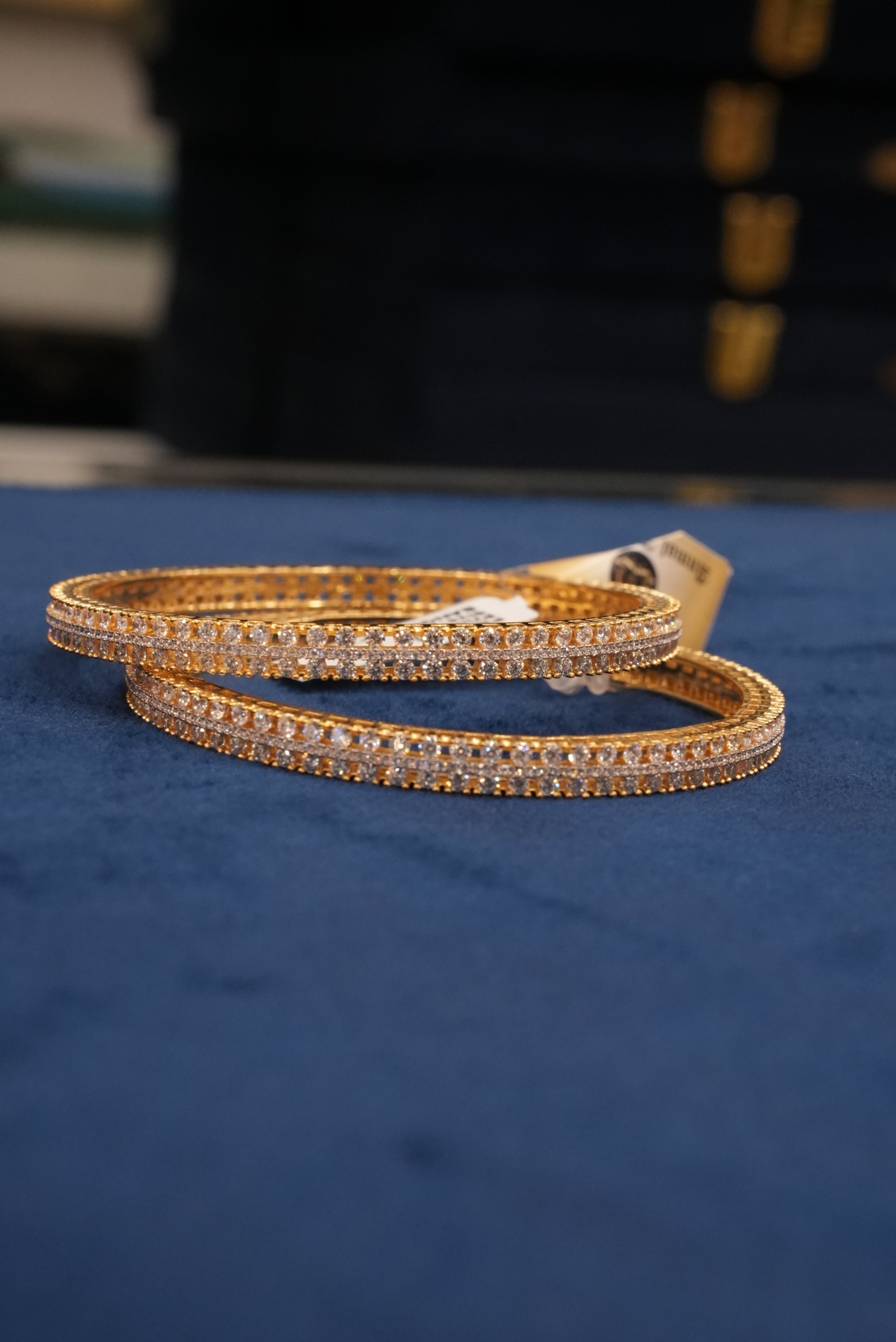 Alankrit Goonj, Bangles & Kadas, Gold Patra demi-fine jewellery, Size 2.6, SKU BK_L_108 image 3