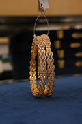 Karigari Gulab, Bangles & Kadas, Gold Patra demi-fine jewellery, Size 2.8, SKU BK_L_109 image 0