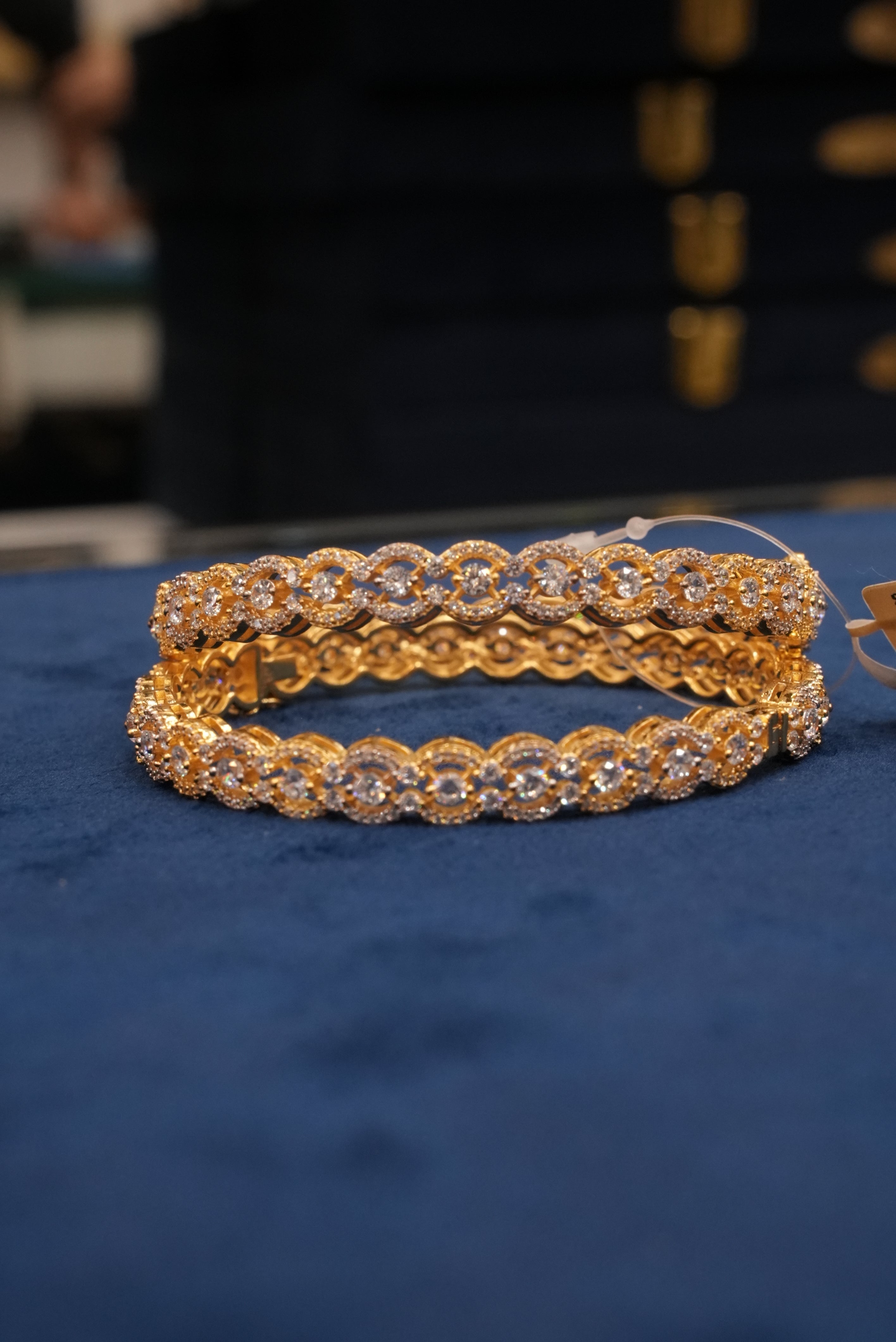 Karigari Gulab, Bangles & Kadas, Gold Patra demi-fine jewellery, Size 2.8, SKU BK_L_109 image 2