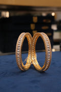 Nakkashi Phool, Bangles & Kadas, Gold Patra demi-fine jewellery, Size 2.4, SKU BK_L_110 image 0