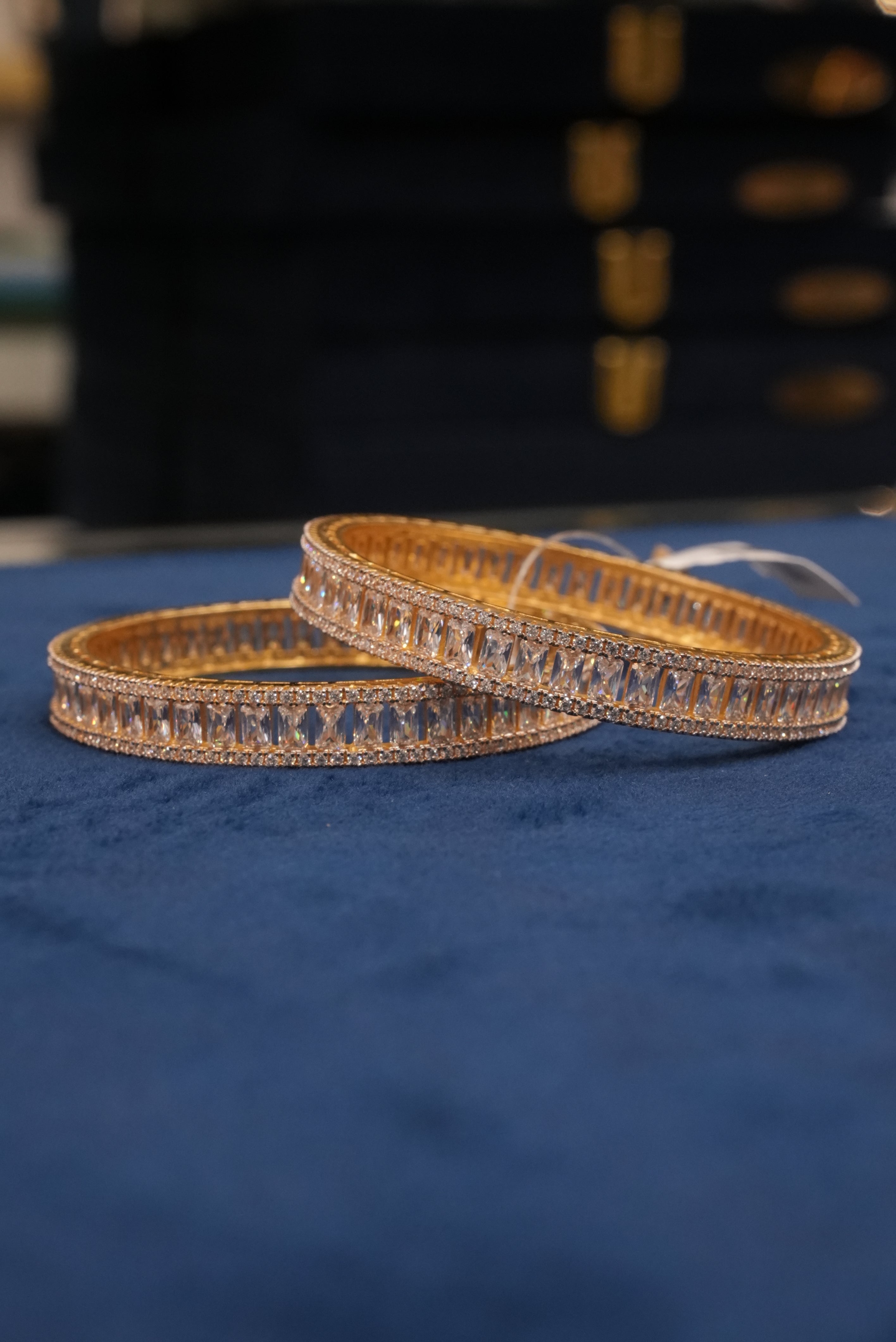 Nakkashi Phool, Bangles & Kadas, Gold Patra demi-fine jewellery, Size 2.4, SKU BK_L_110 image 1