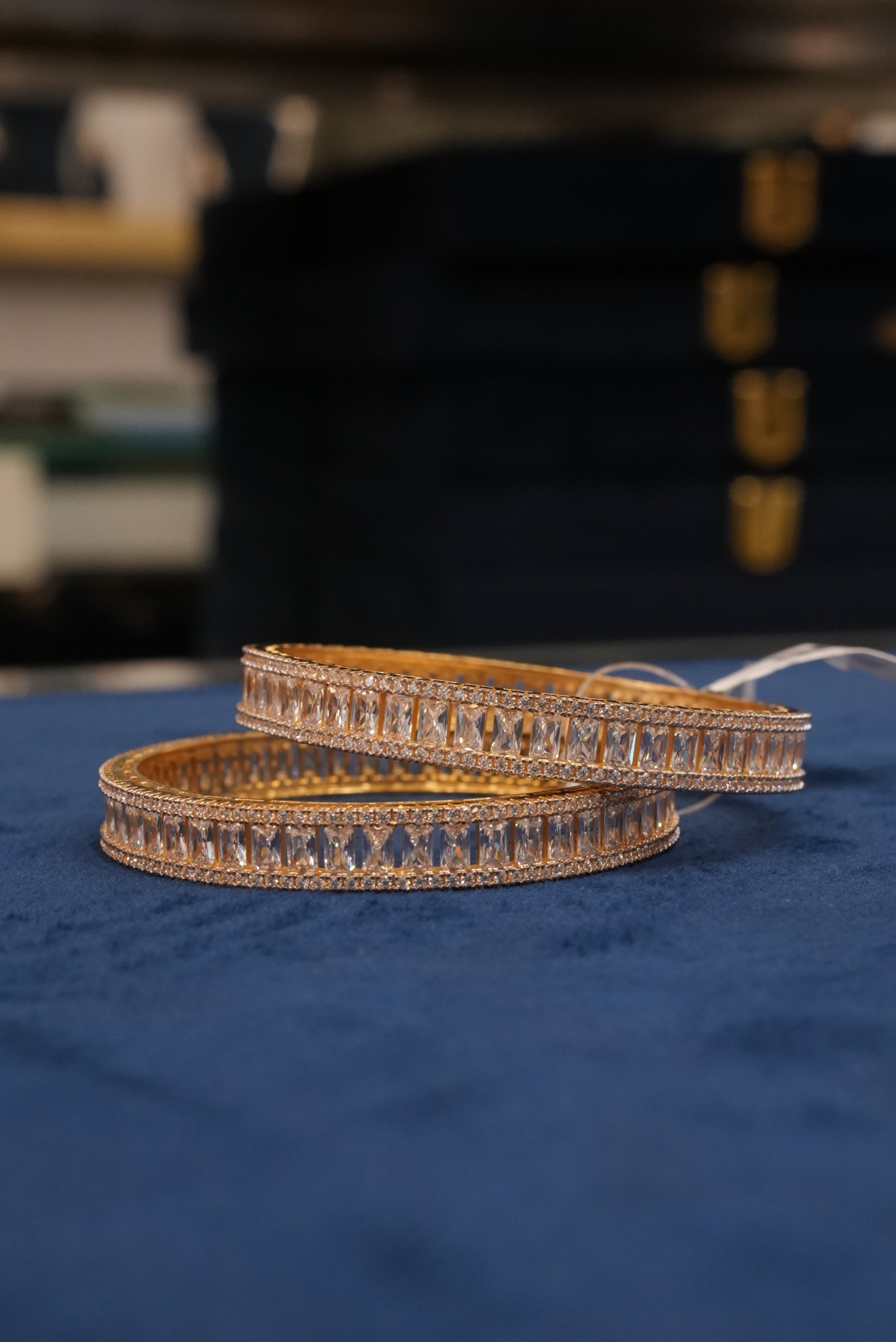 Nakkashi Phool, Bangles & Kadas, Gold Patra demi-fine jewellery, Size 2.4, SKU BK_L_110 image 2