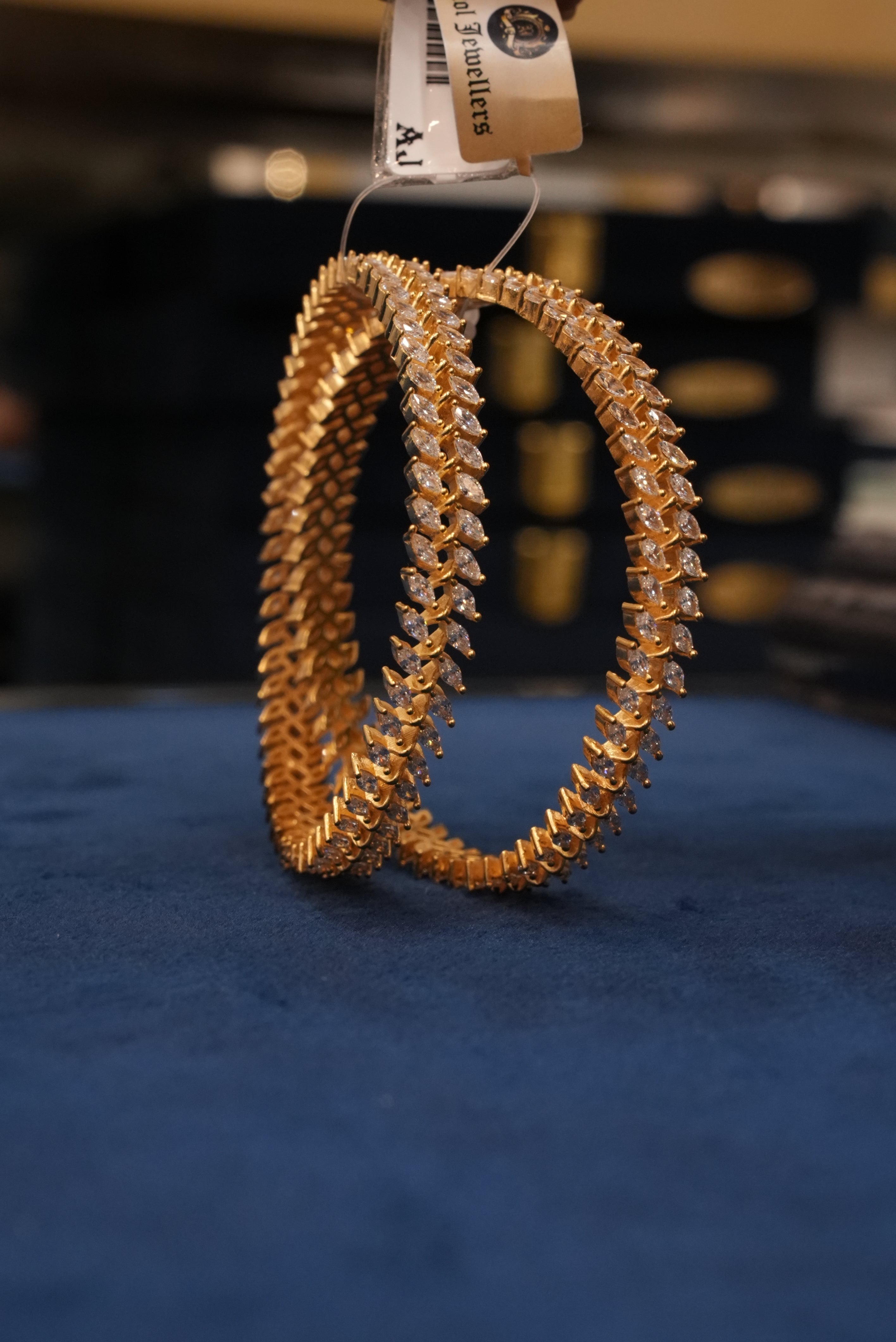 Ratnakar Harsh, Bangles & Kadas, Gold Patra demi-fine jewellery, Size 2.6, SKU BK_L_112 image 0