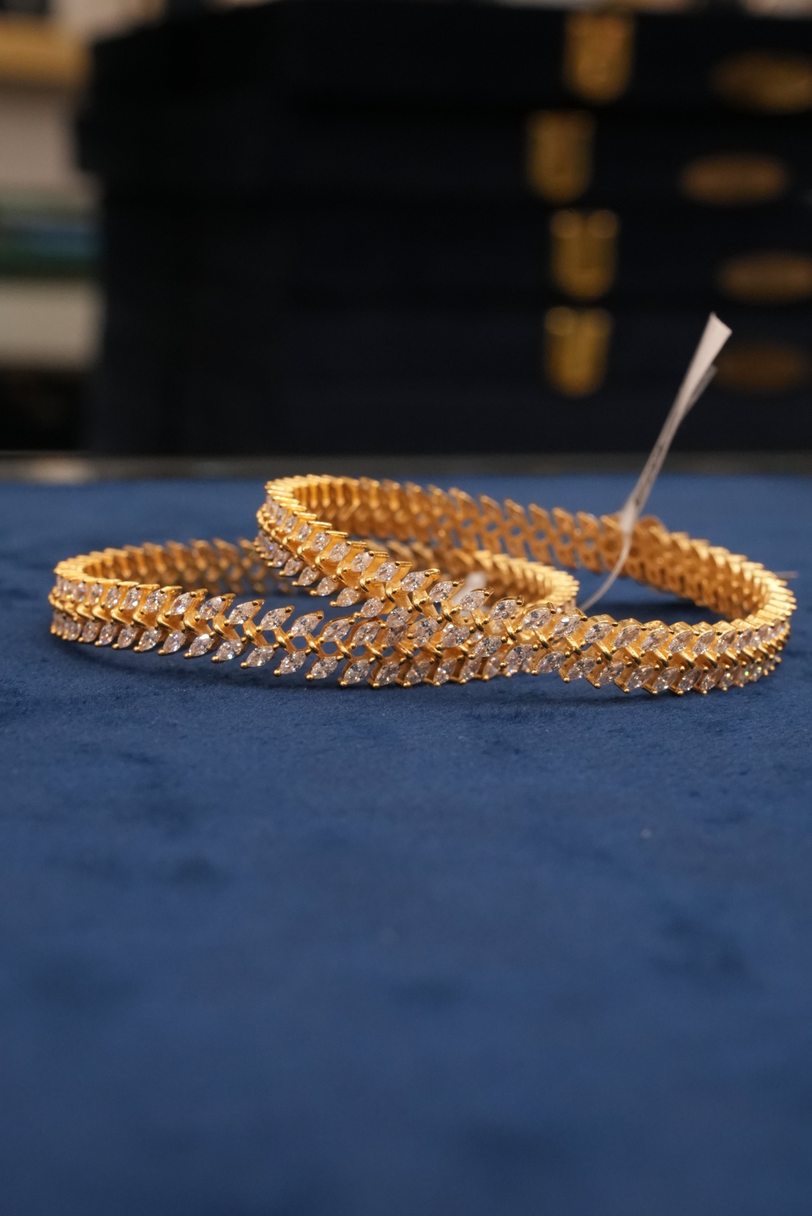 Ratnakar Harsh, Bangles & Kadas, Gold Patra demi-fine jewellery, Size 2.6, SKU BK_L_112 image 3