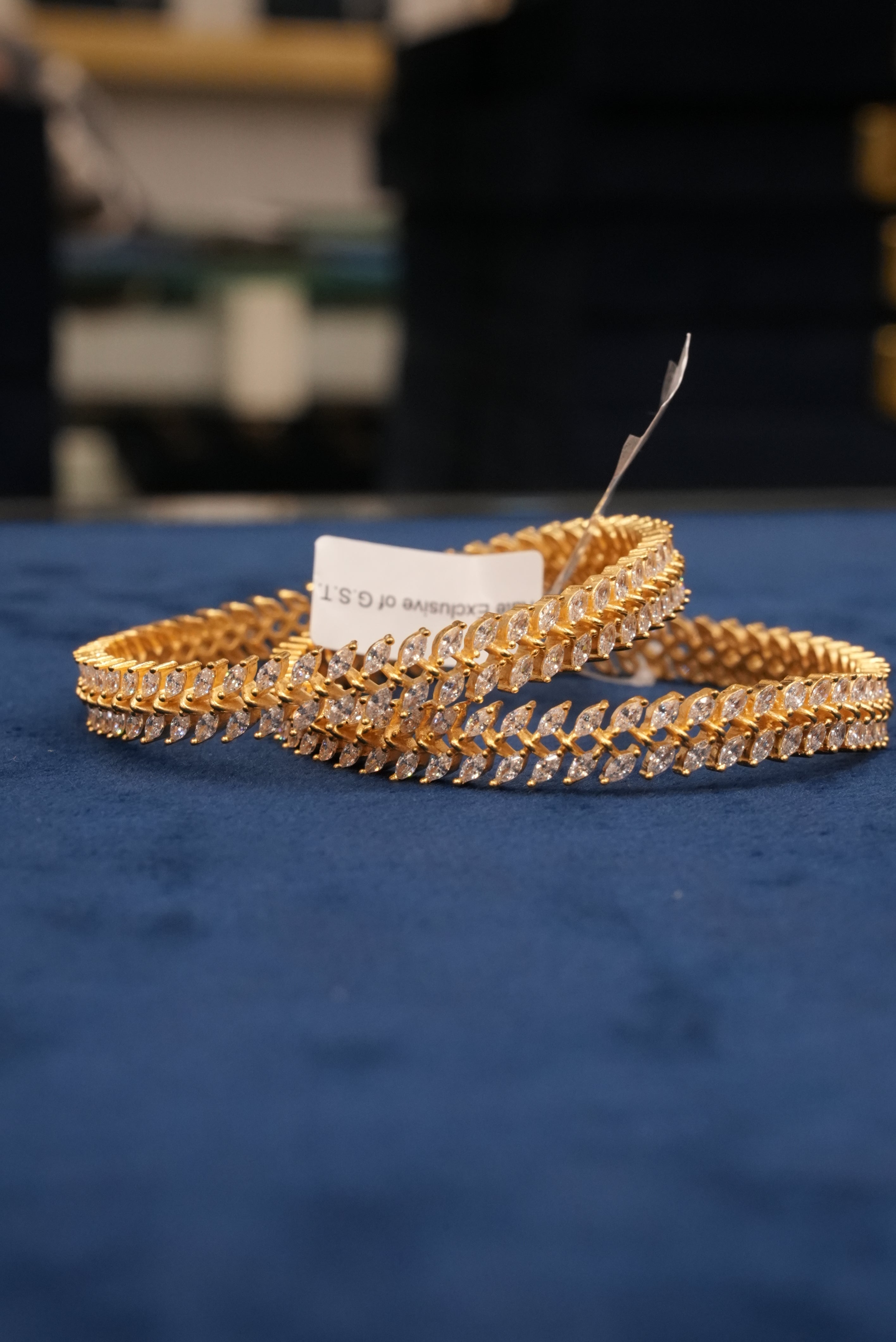 Ratnakar Harsh, Bangles & Kadas, Gold Patra demi-fine jewellery, Size 2.6, SKU BK_L_112 image 4