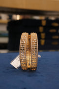 Morpankh Preet, Bangles & Kadas, Gold Patra demi-fine jewellery, Size 2.6, SKU BK_L_113 image 0
