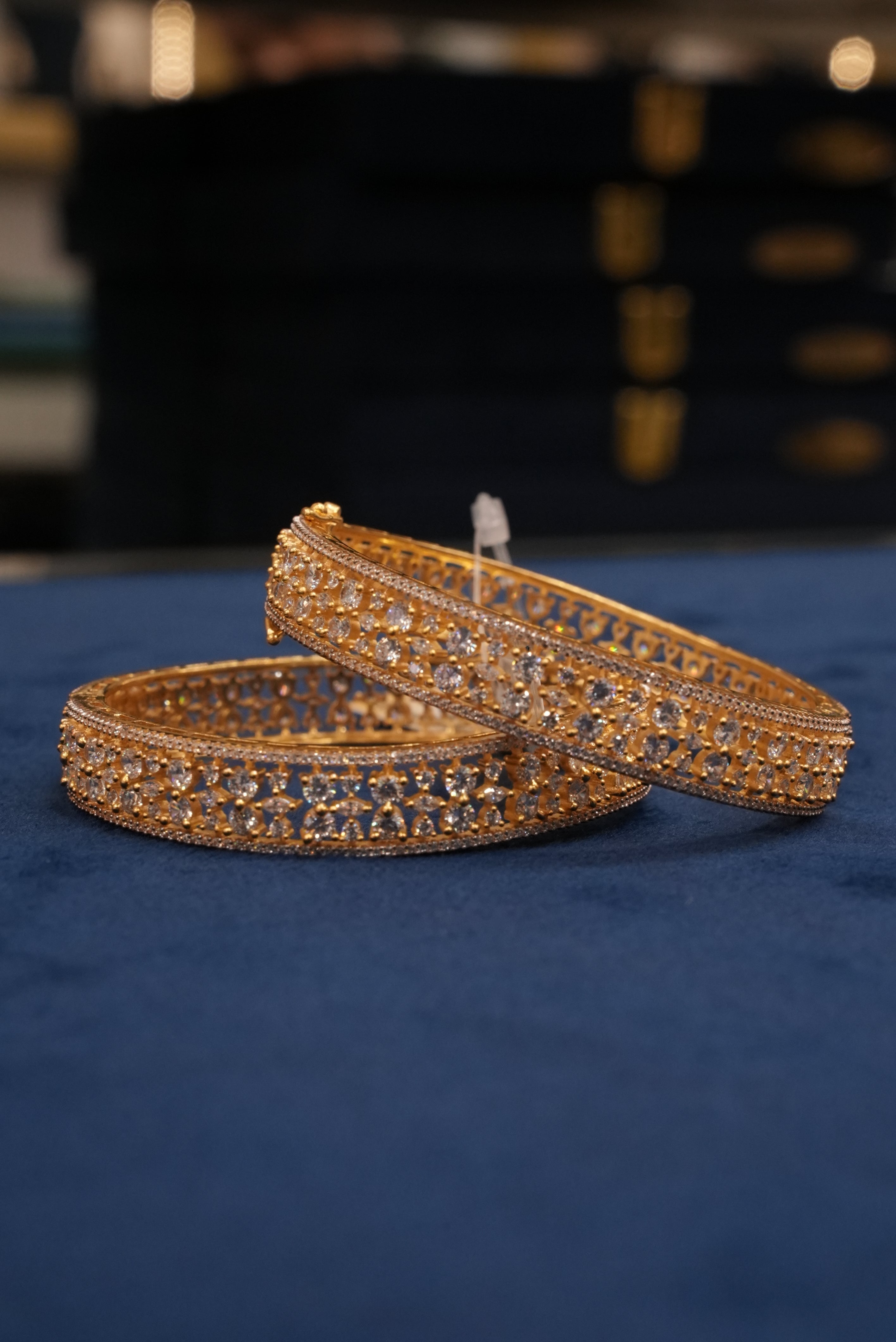 Morpankh Preet, Bangles & Kadas, Gold Patra demi-fine jewellery, Size 2.6, SKU BK_L_113 image 2