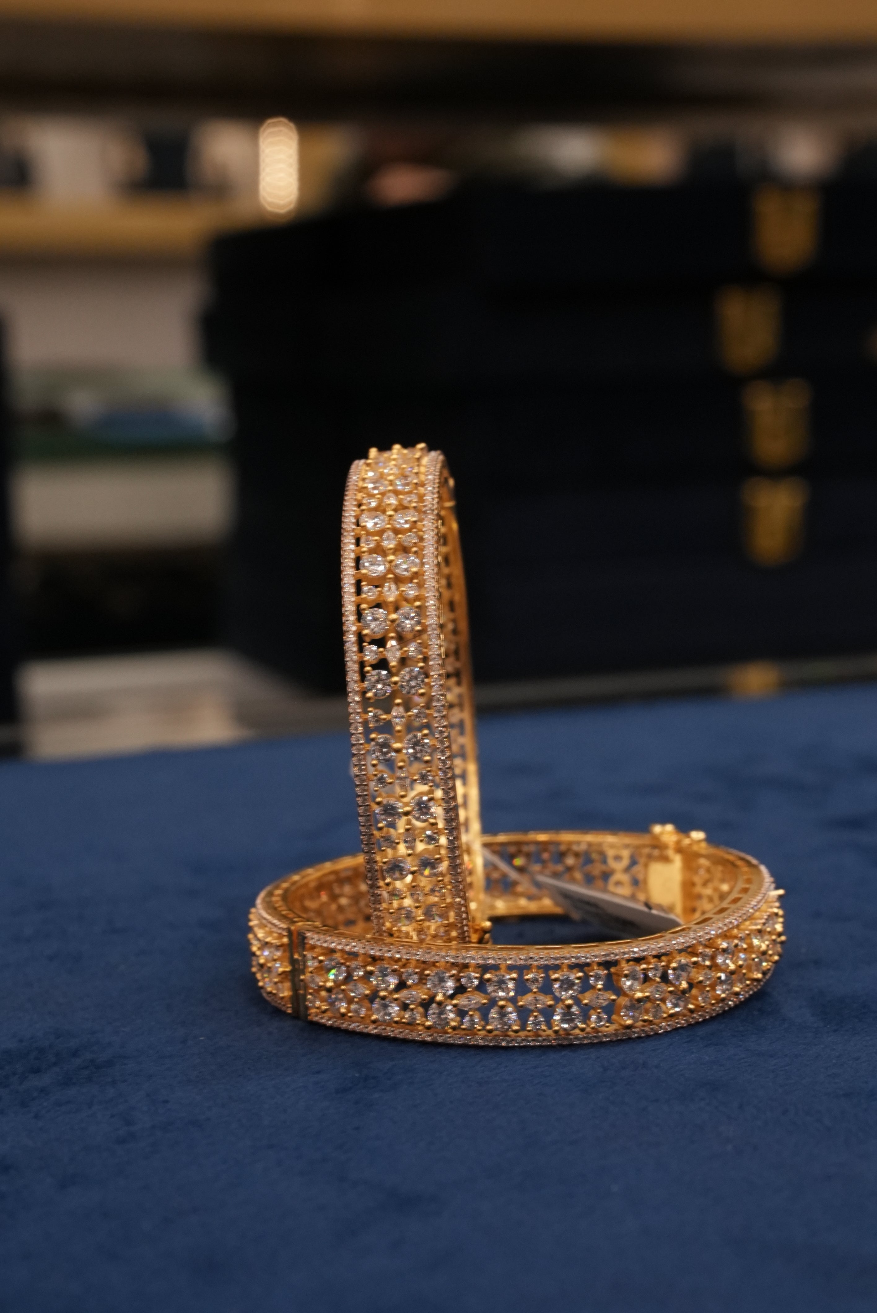 Morpankh Preet, Bangles & Kadas, Gold Patra demi-fine jewellery, Size 2.6, SKU BK_L_113 image 3