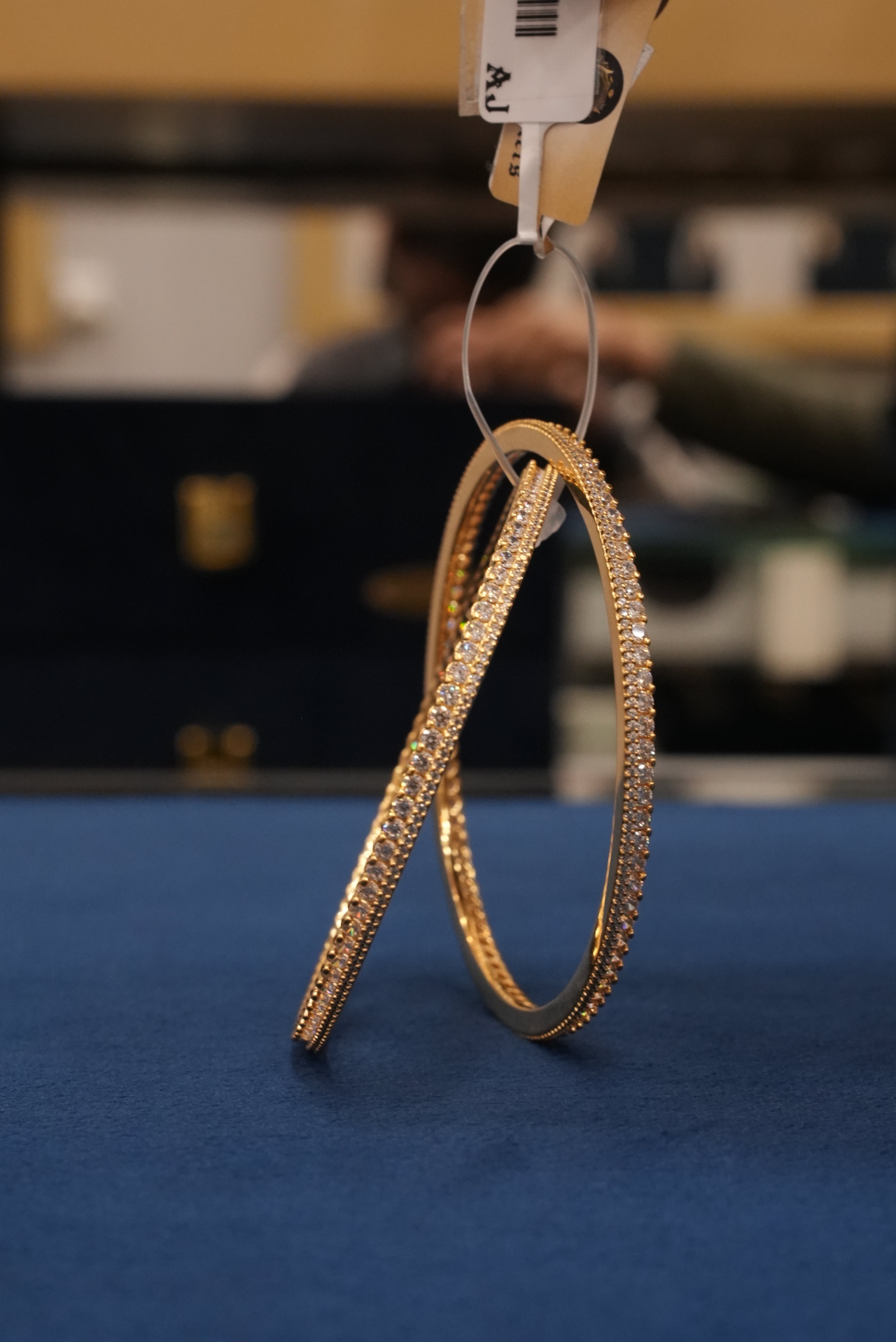 Samarpan Anand, Bangles & Kadas, Gold Patra demi-fine jewellery, Size 2.6, SKU BK_L_115 image 1